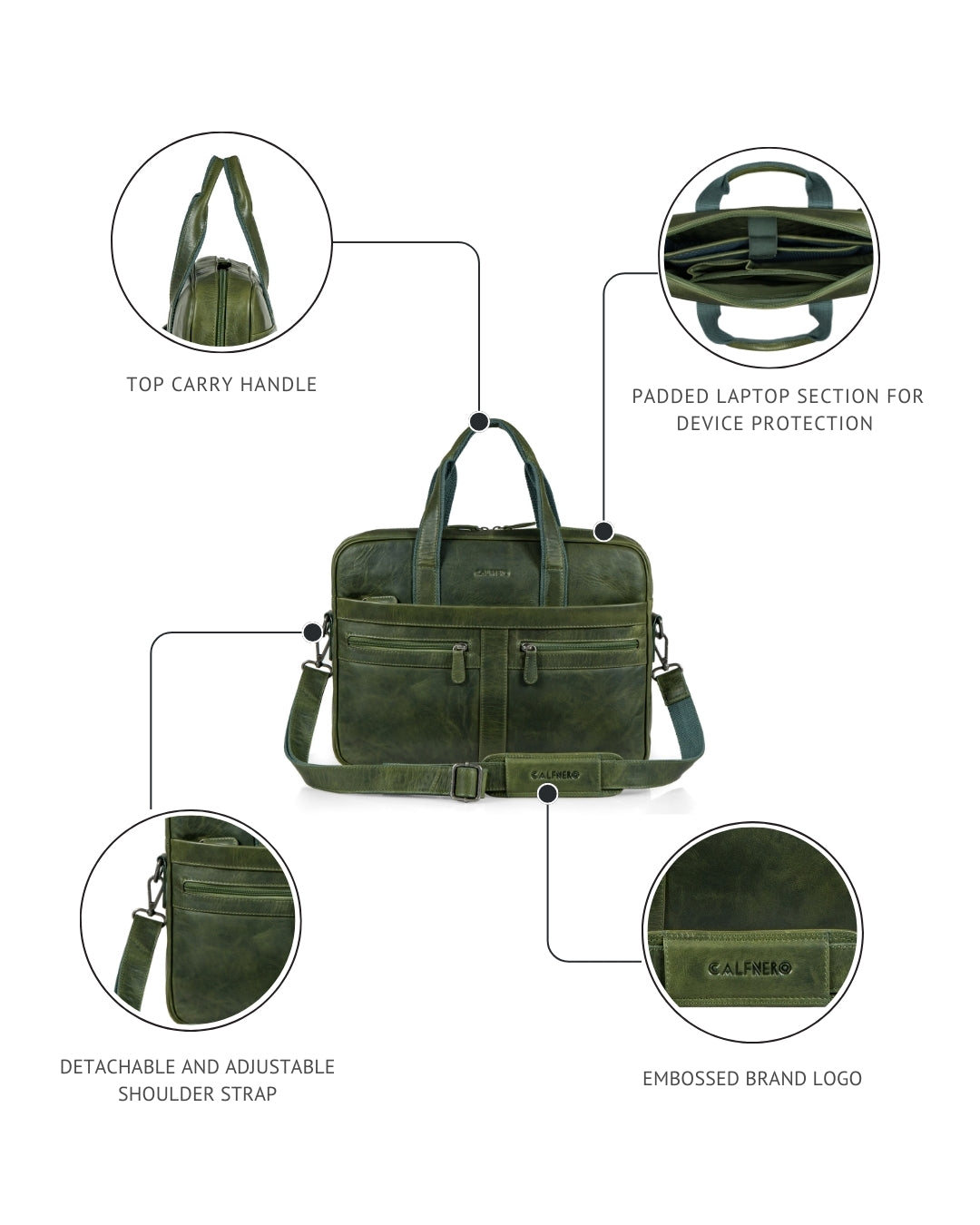 Hudson Men's Messenger Bag