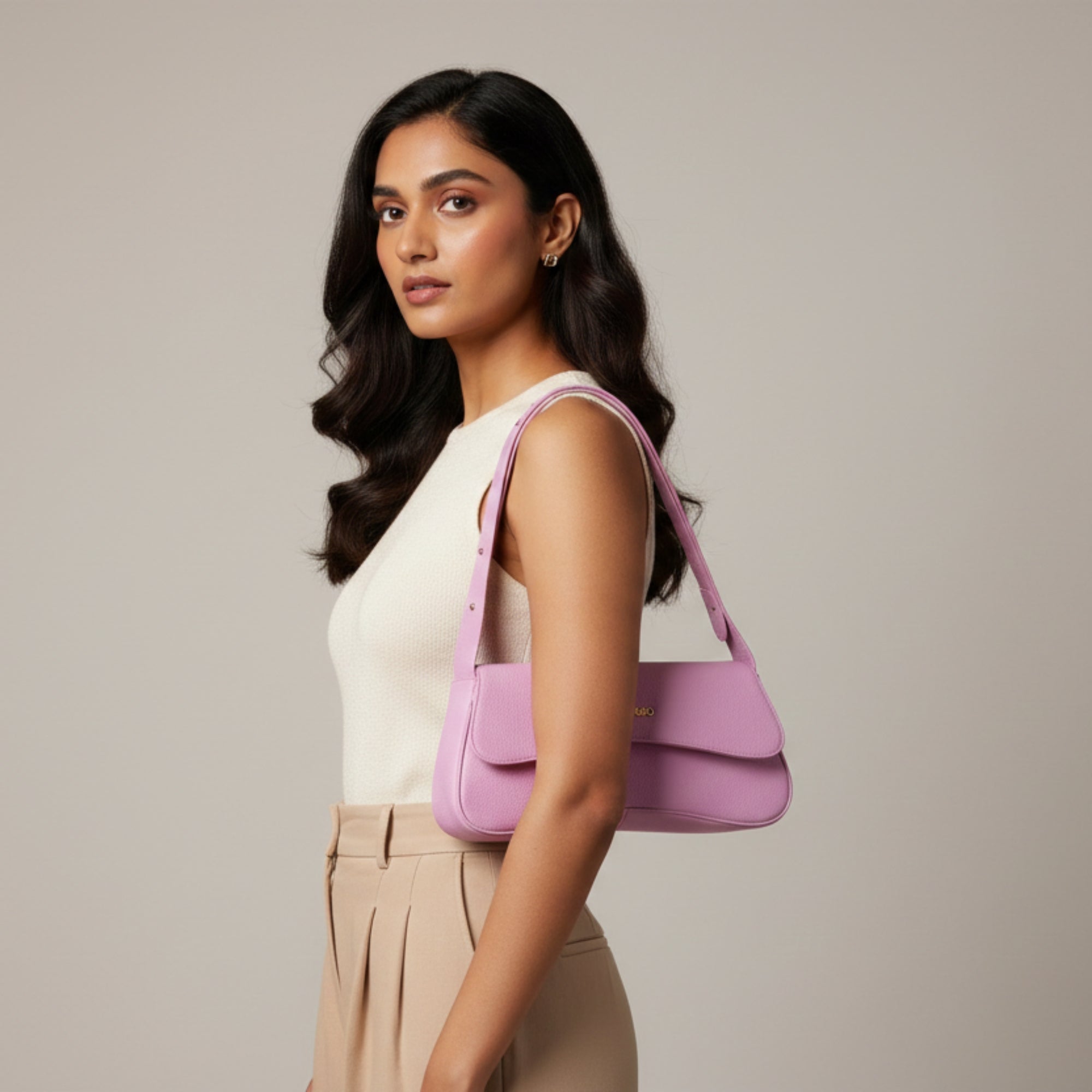 Pink Rose Women's Shoulder Bag