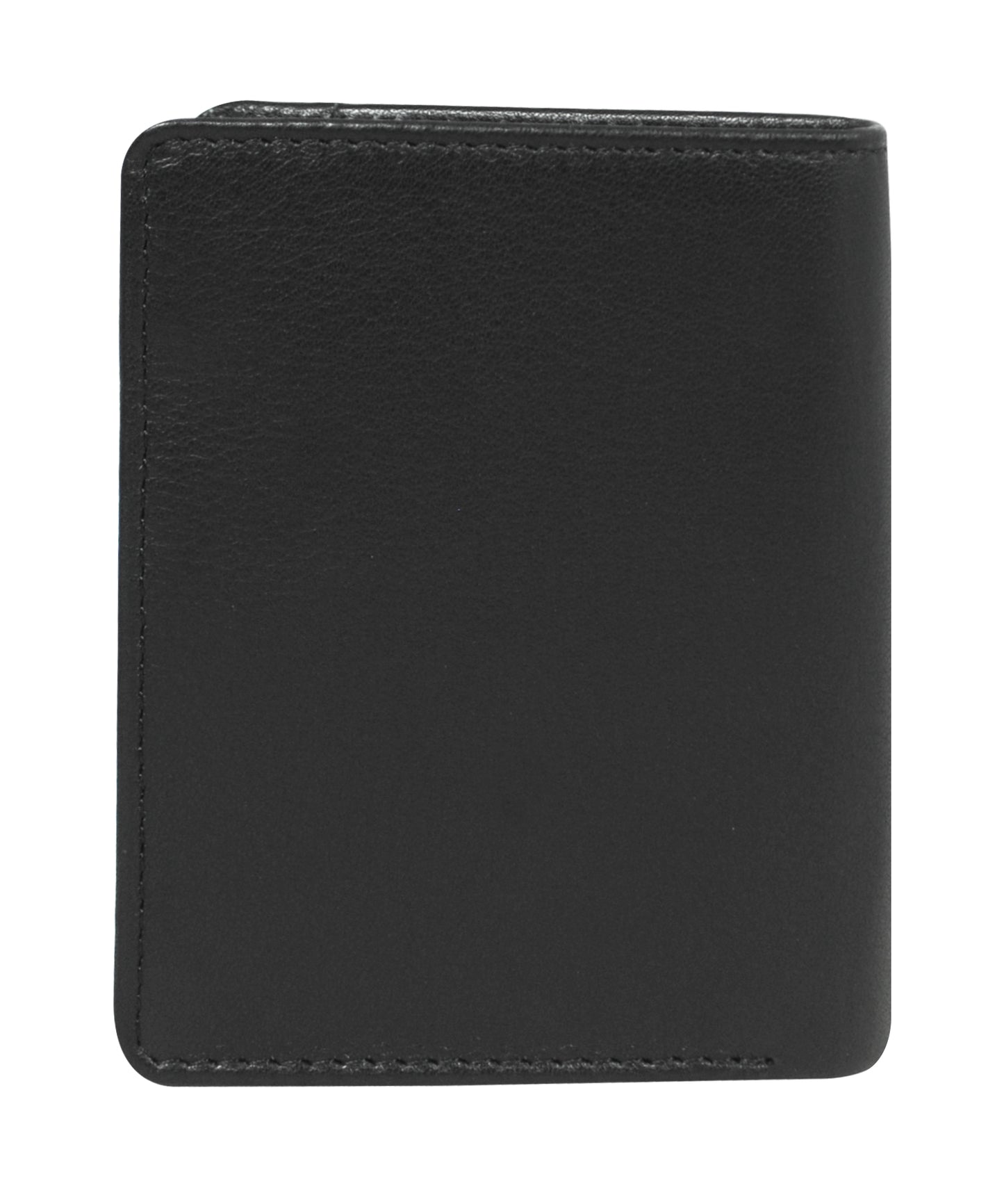 Calfnero Genuine Leather Men's Wallet (12023-Black-Navy)