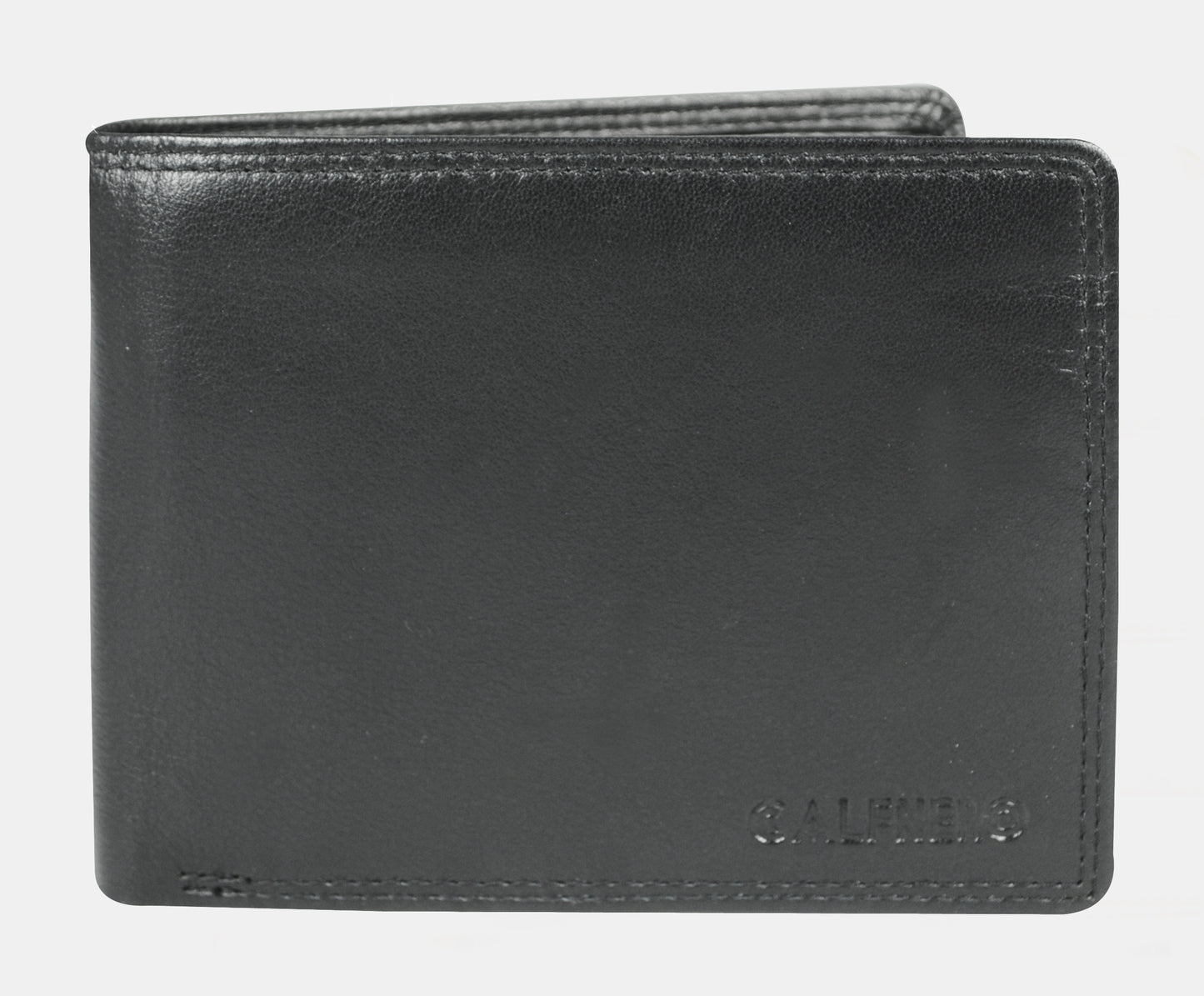 Calfnero Genuine Leather Men's Wallet (2655-Black)