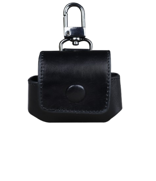 "Ano" – Minimalist Leather Case for AirPods Protection Black