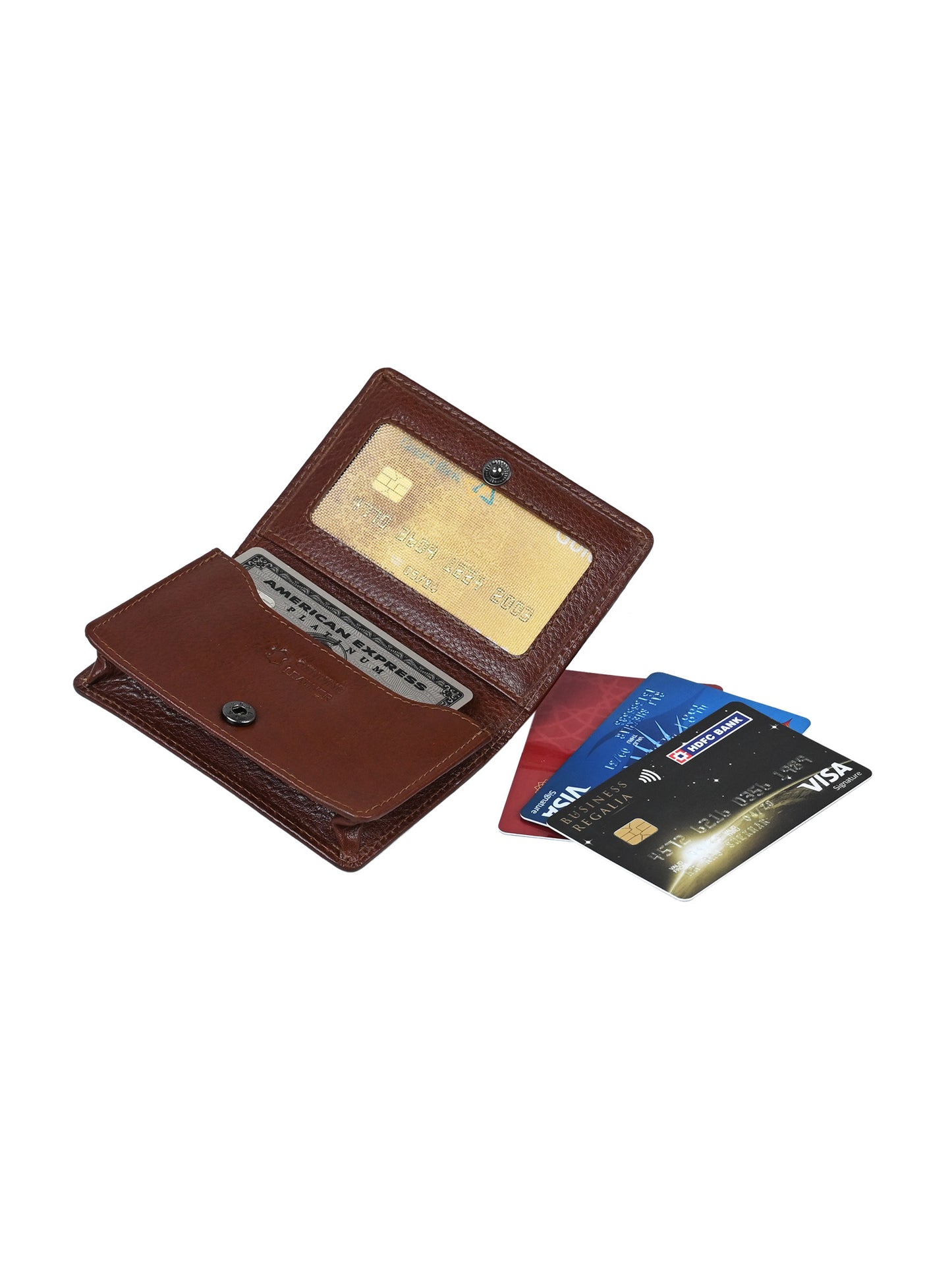 "Baron" the Card Case Wallet for Men and Women (22924-Brown)