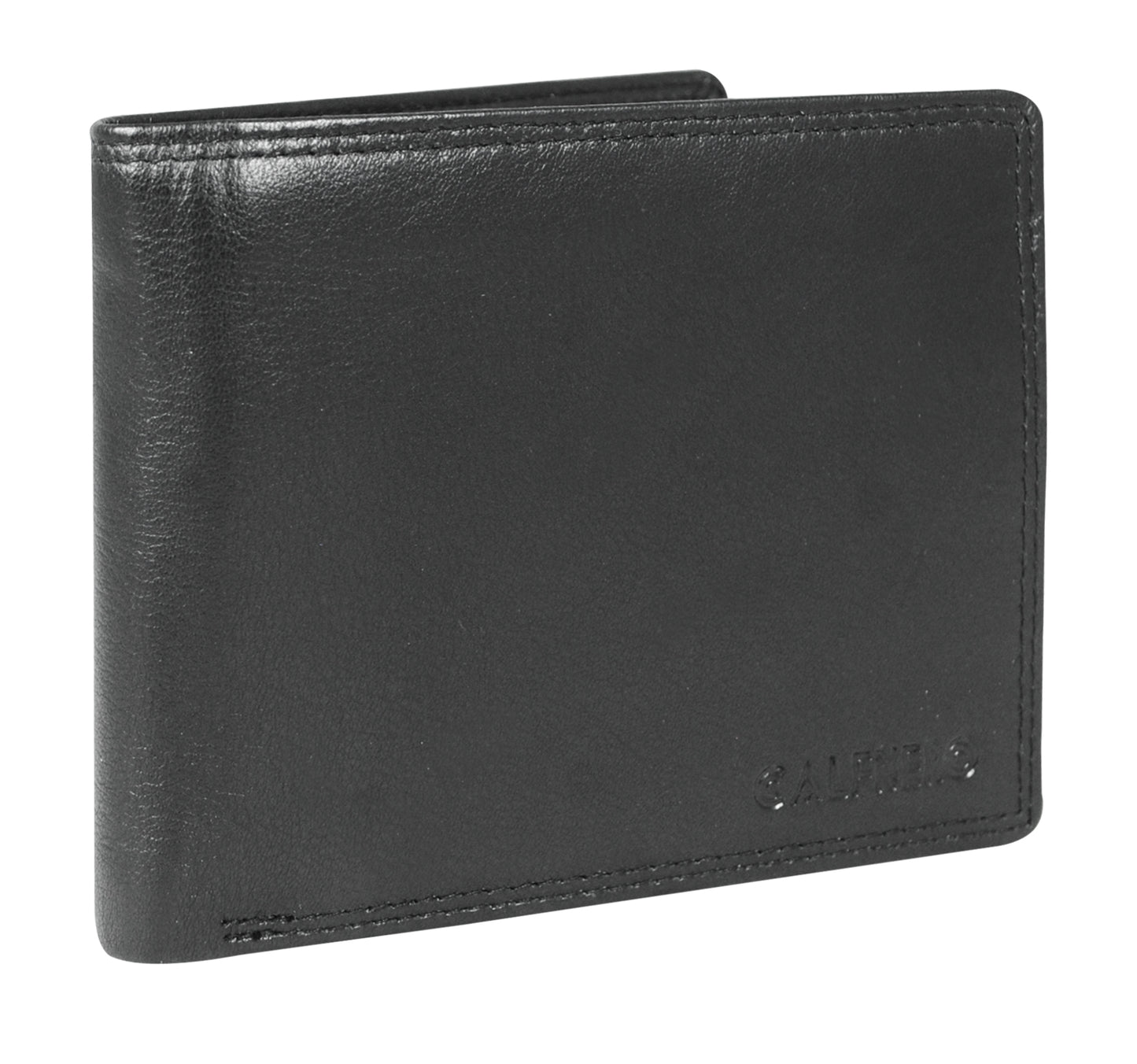 Calfnero Genuine Leather Men's Wallet (2655-Black)