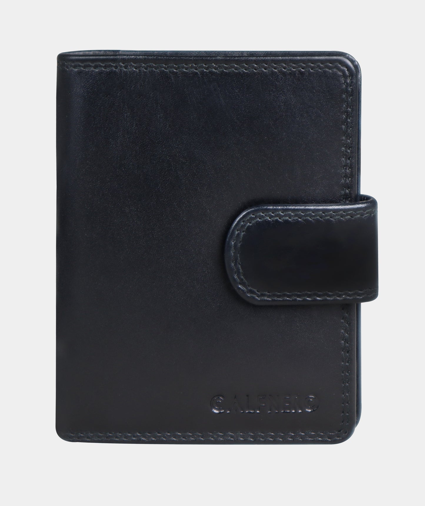 Calfnero Genuine Leather Women's wallet (511-Black-VT)