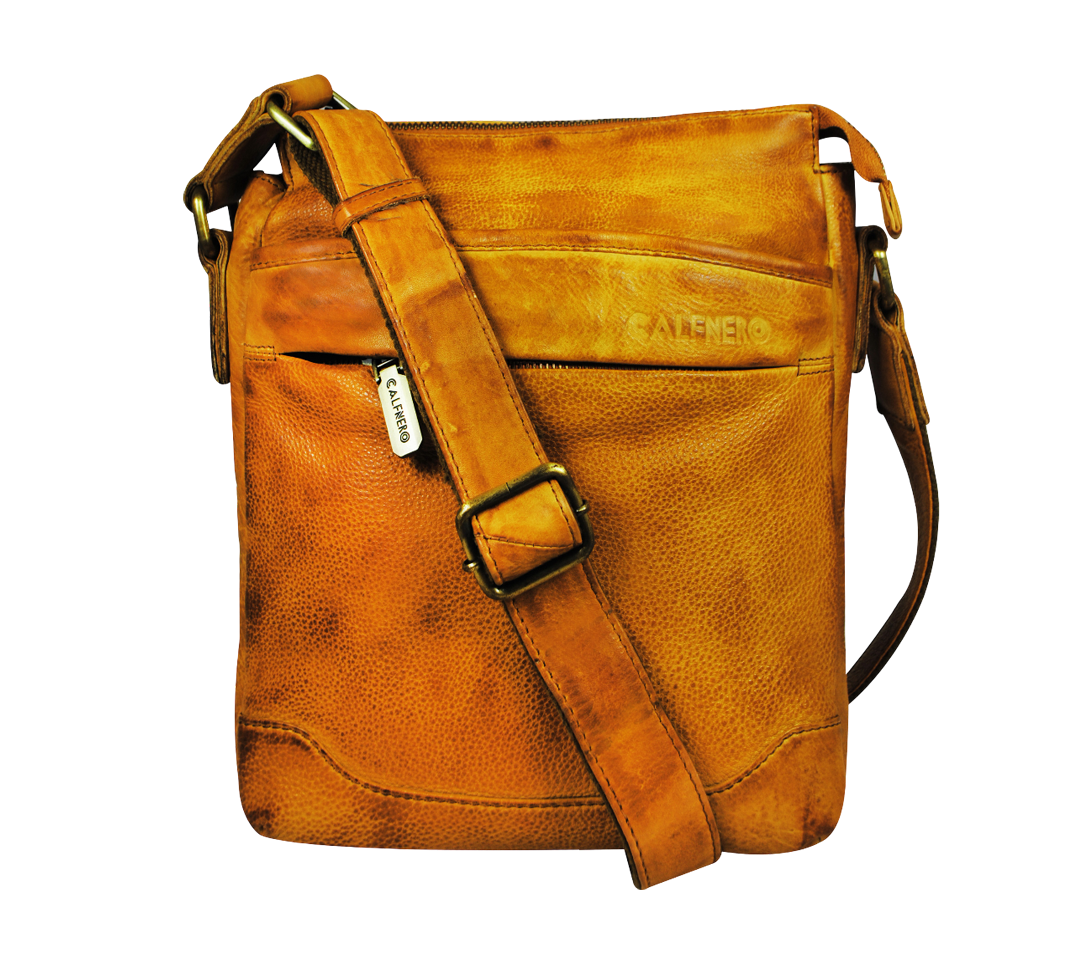 "Henry" Men's Cross Body Bag Camel