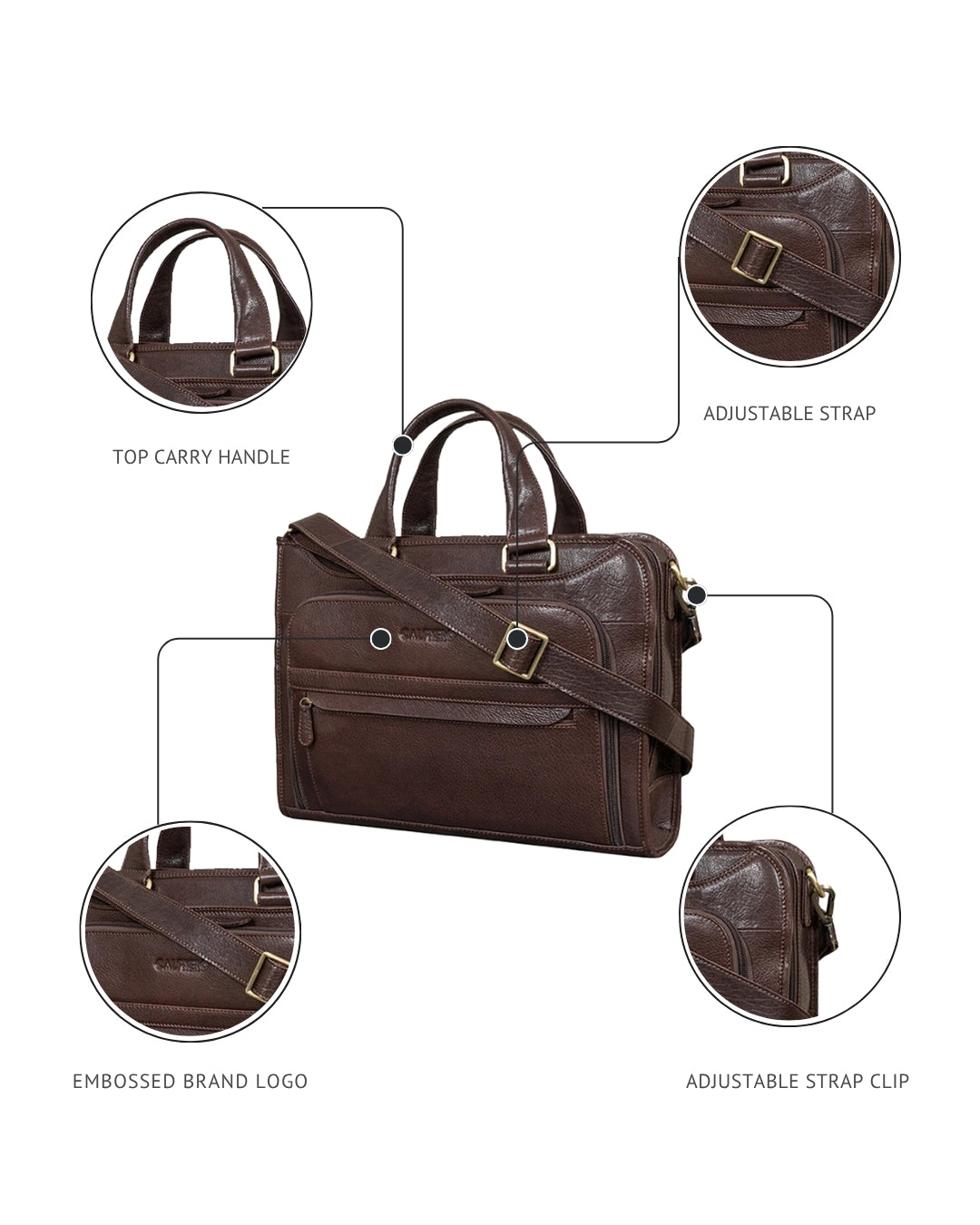 "Brikk " Briefcase Bag-Laptop Bag for Men's Men's Messenger Bag