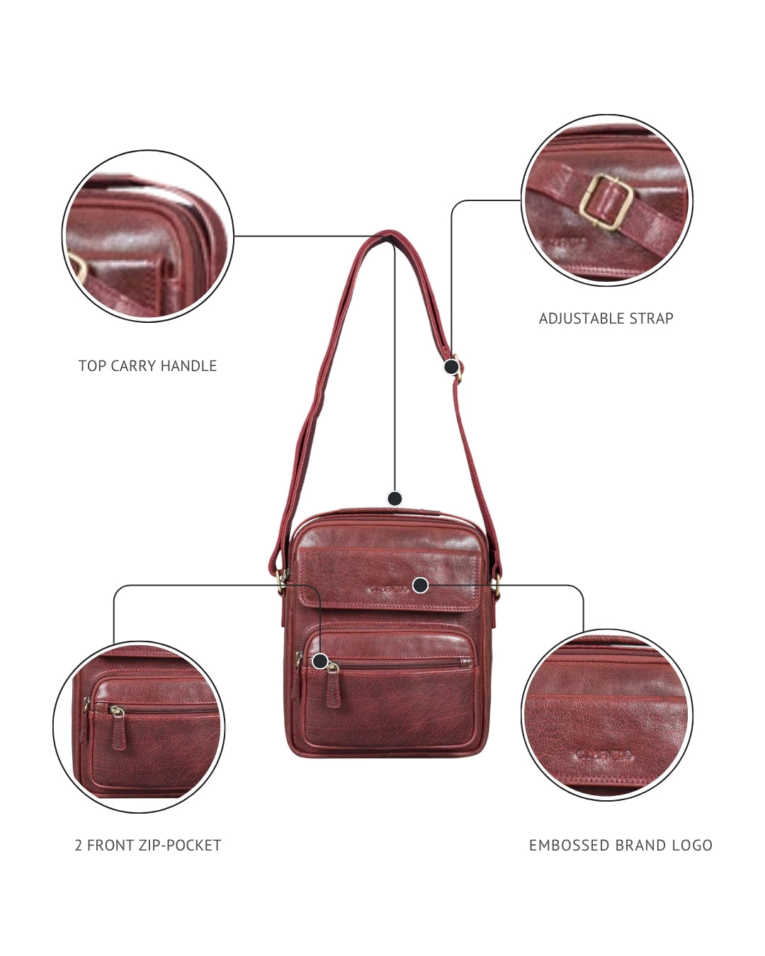 Hudson Men's Cross Body Bag
