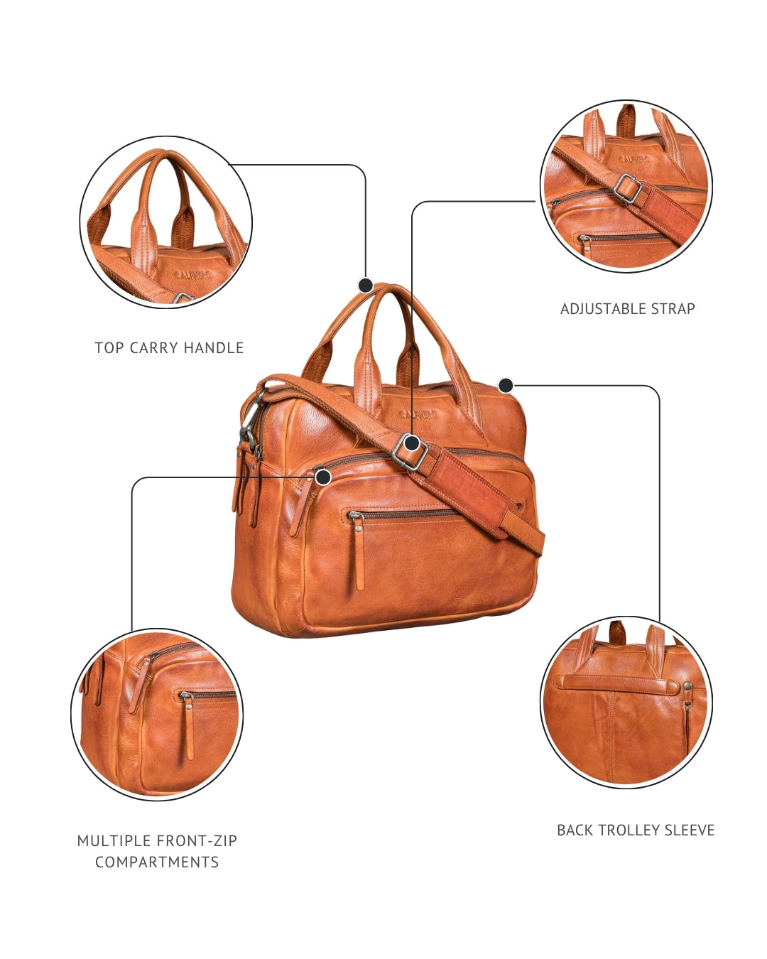 "Caelum" Laptop Bag Men's Messenger Bag