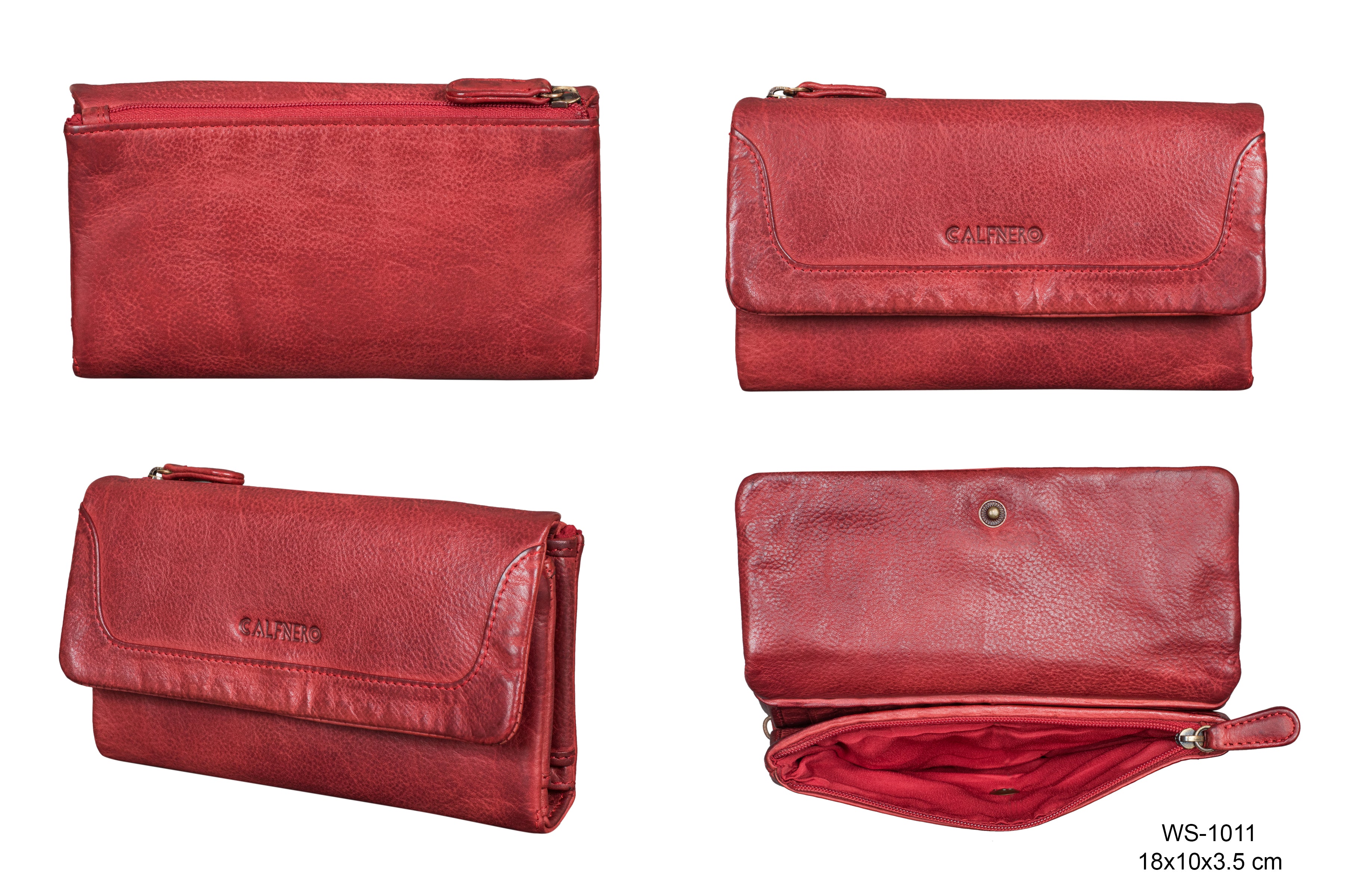 "Regina" Long Wallet by Calfnero