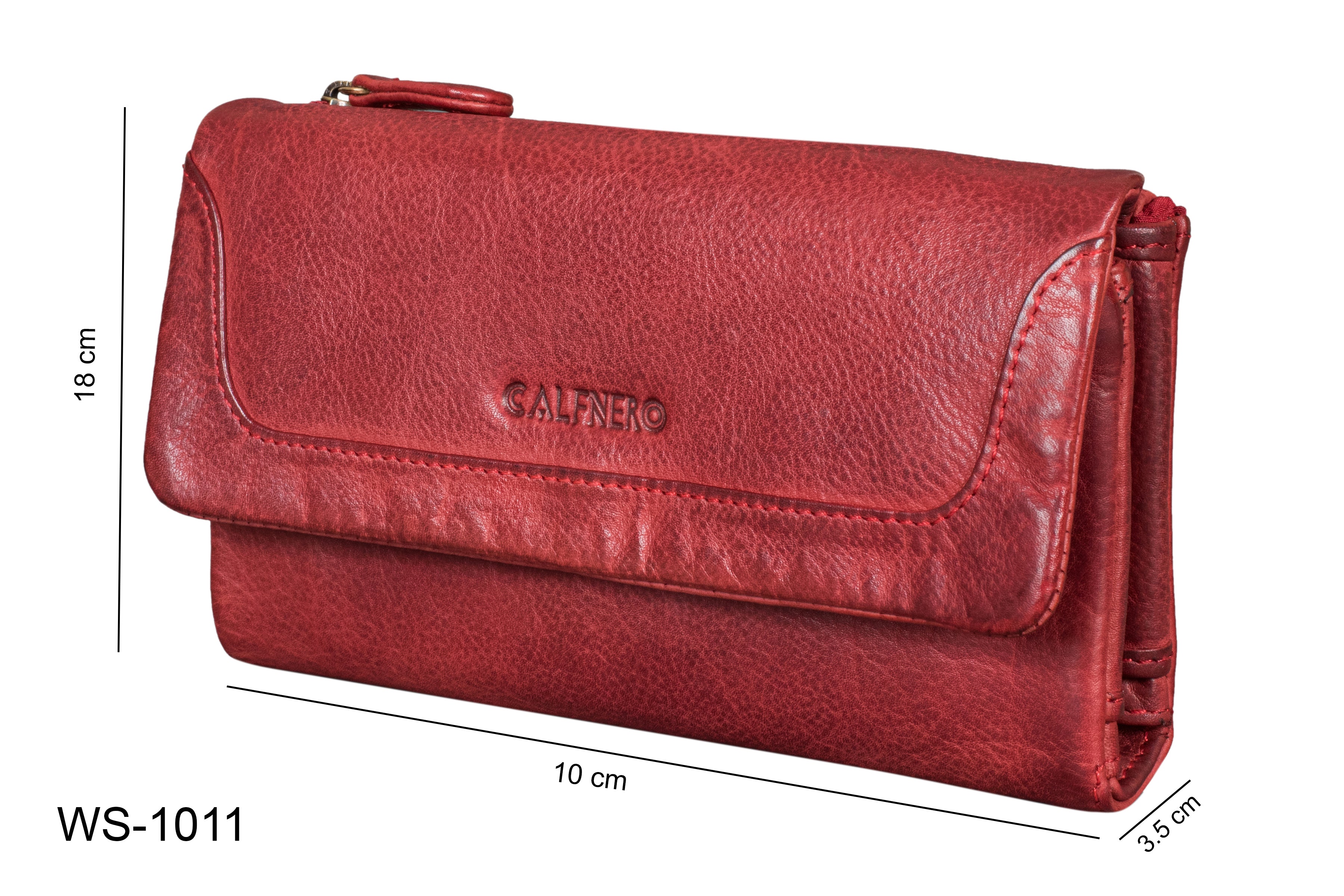 "Regina" Long Wallet by Calfnero