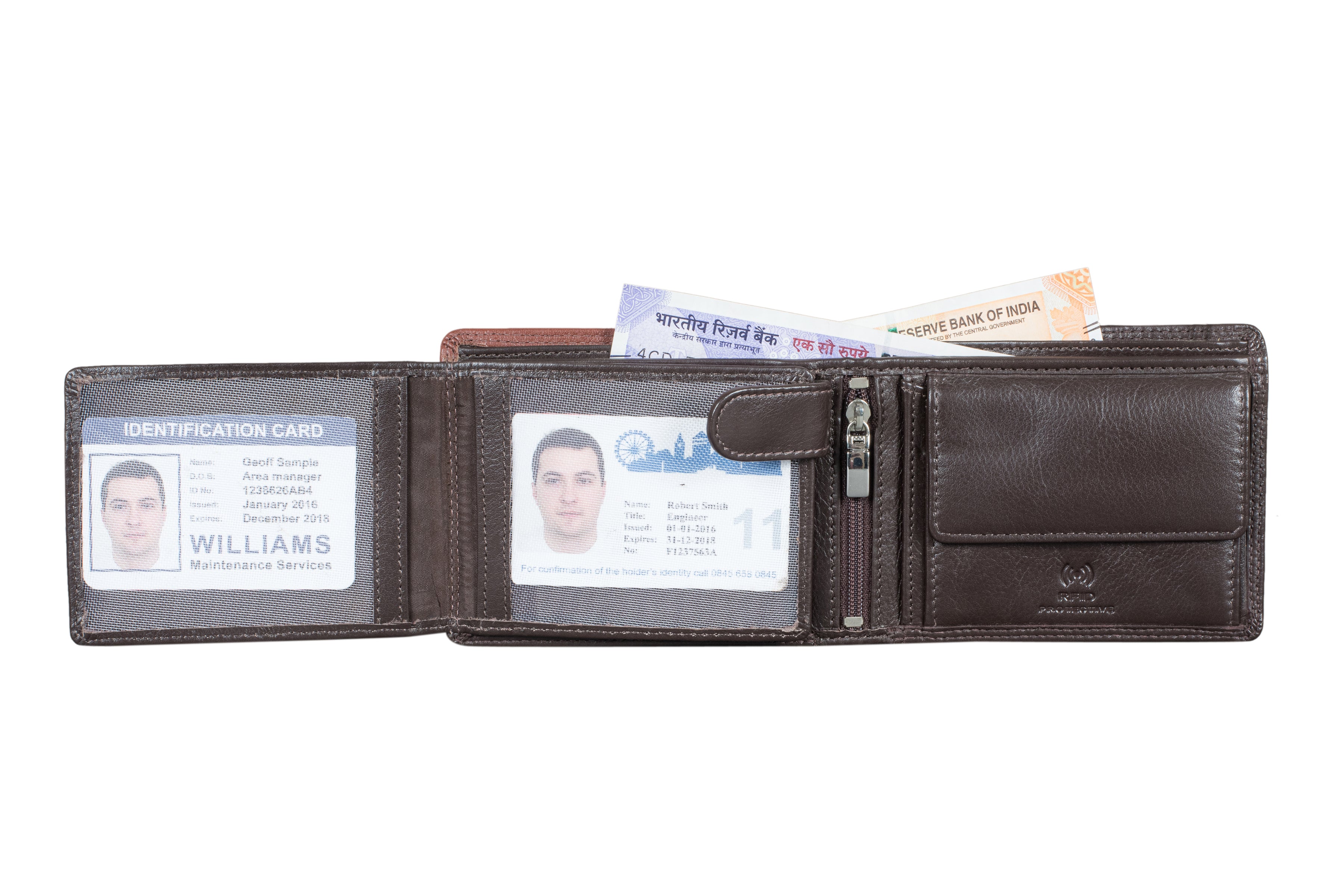 "Adrien" Signature Nappa Leather Men's Wallet Men's Wallet