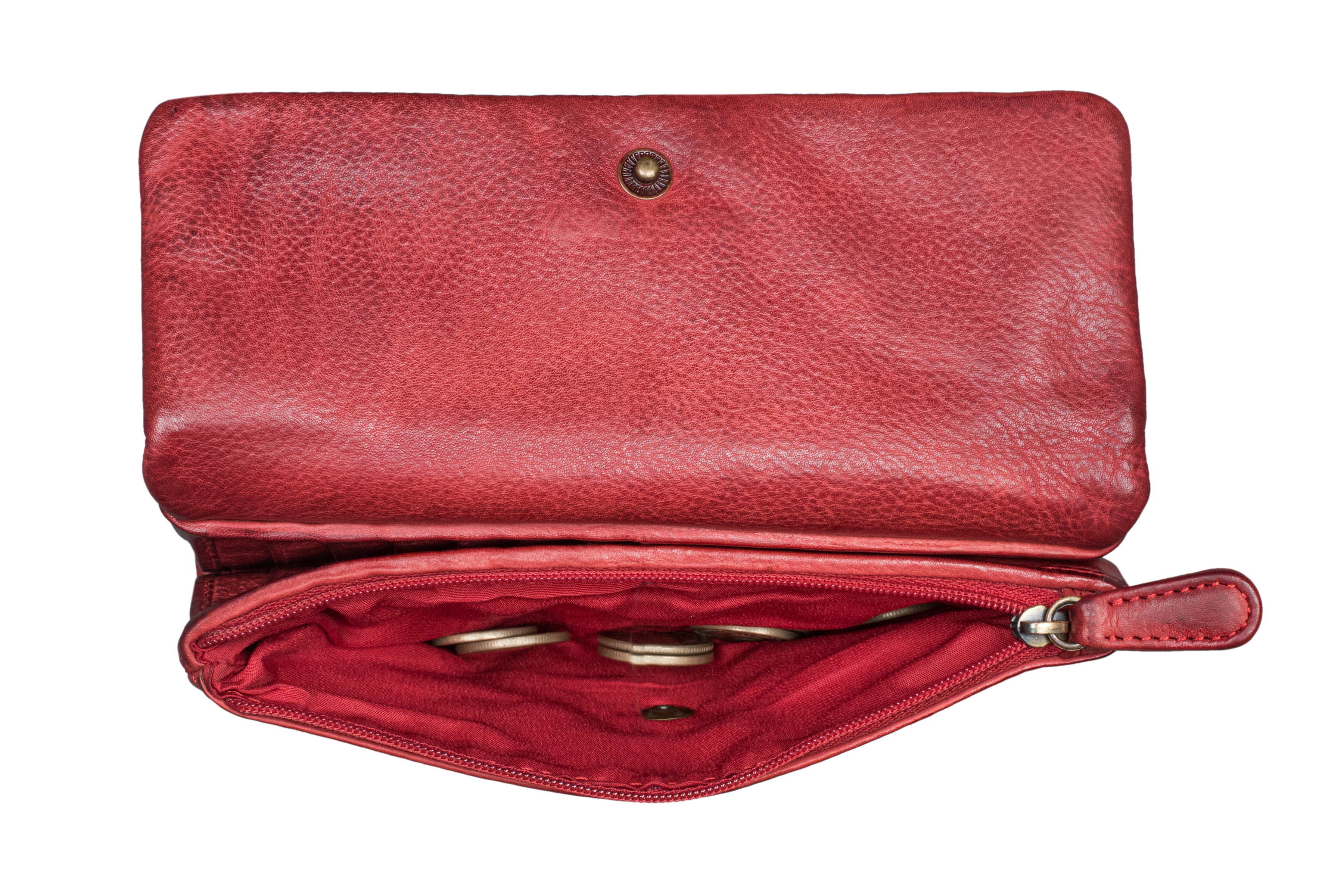 "Regina" Long Wallet by Calfnero