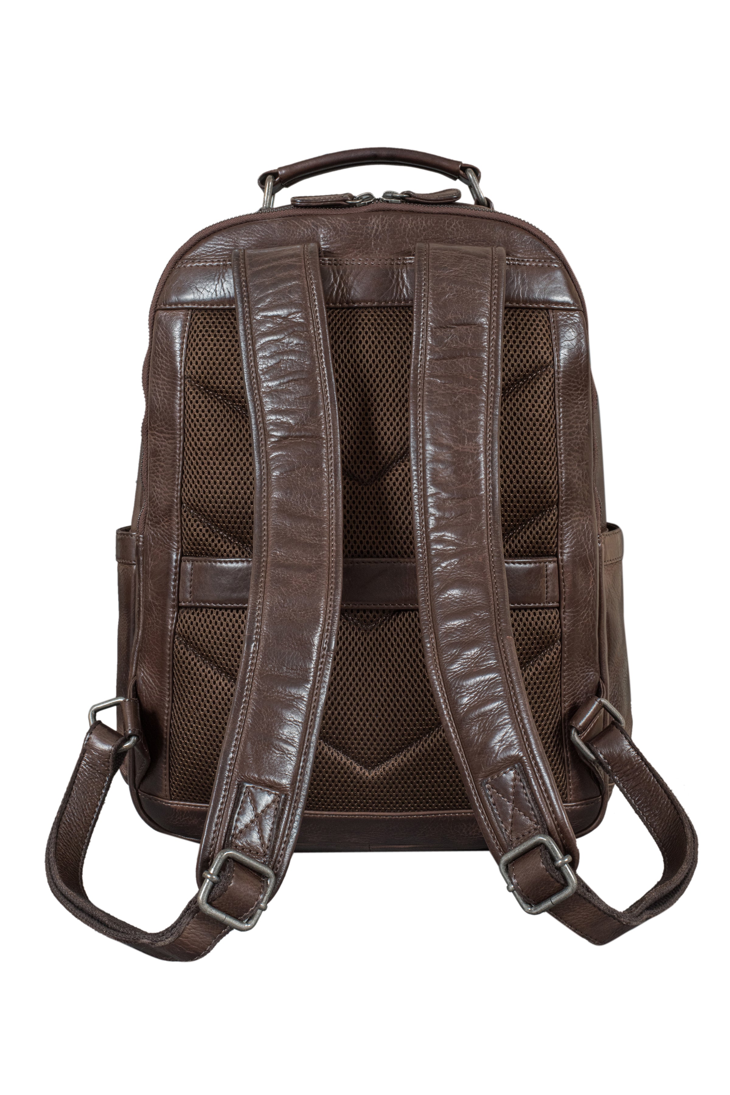 "Brooklyn" Large Leather Laptop Backpack
