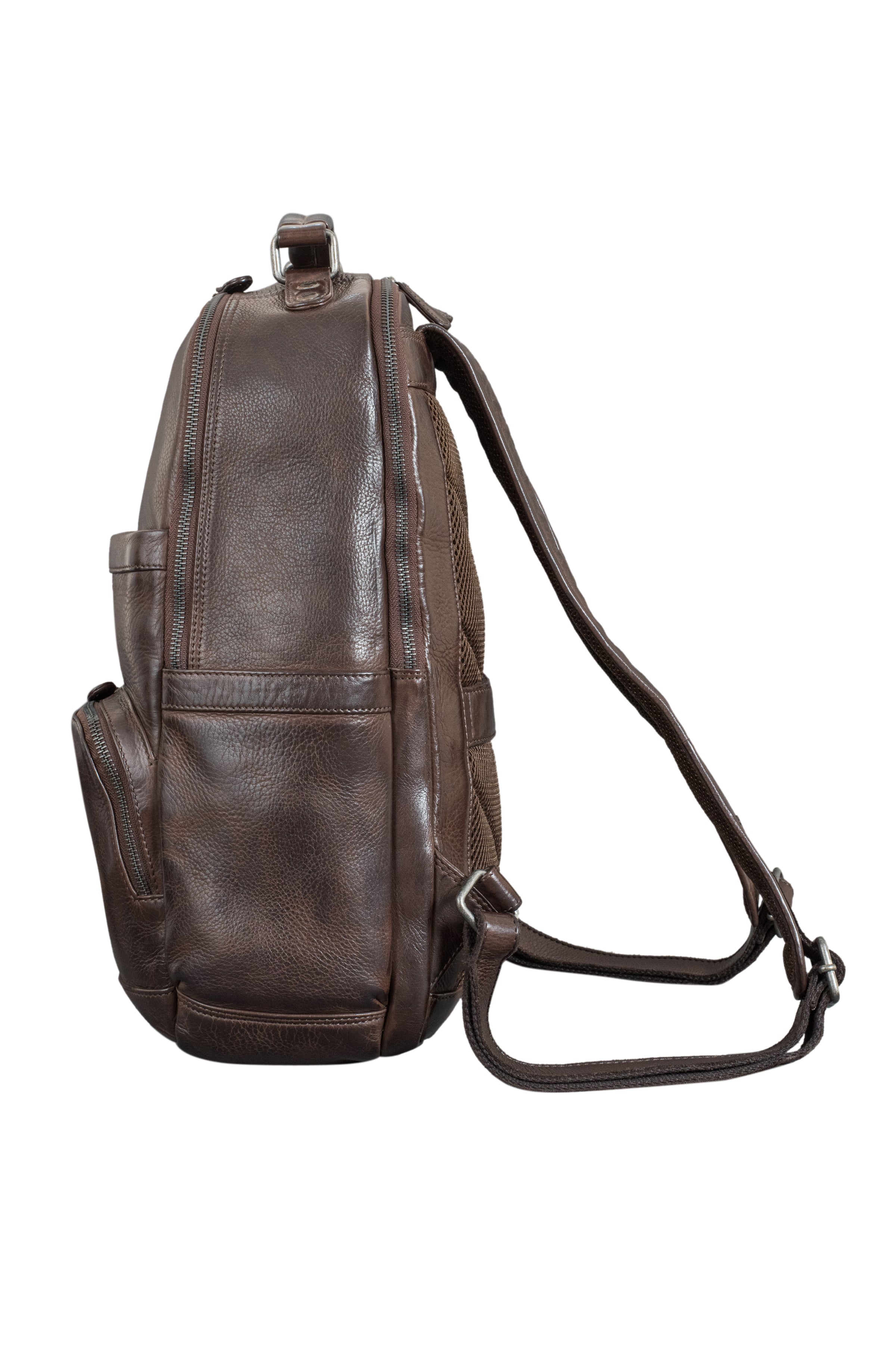 "Brooklyn" Large Leather Laptop Backpack