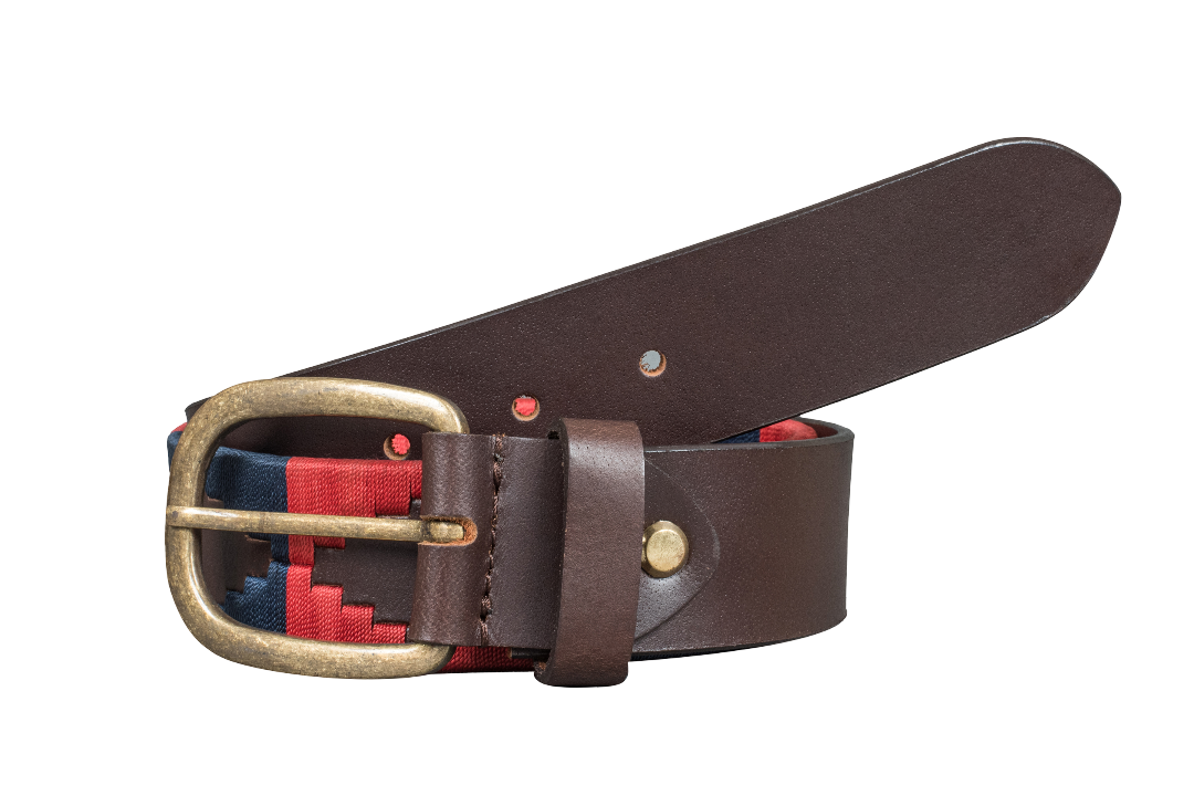 "Rustico" Men's Belt Red