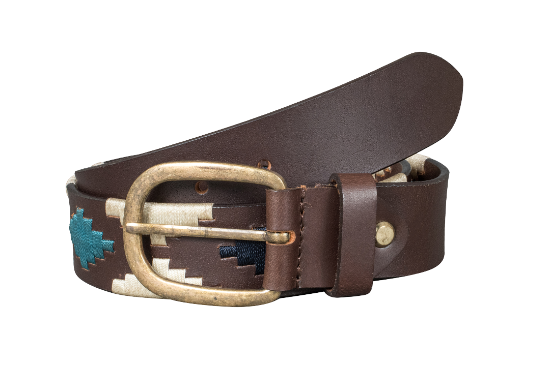 "Rustico" Men's Belt Blue