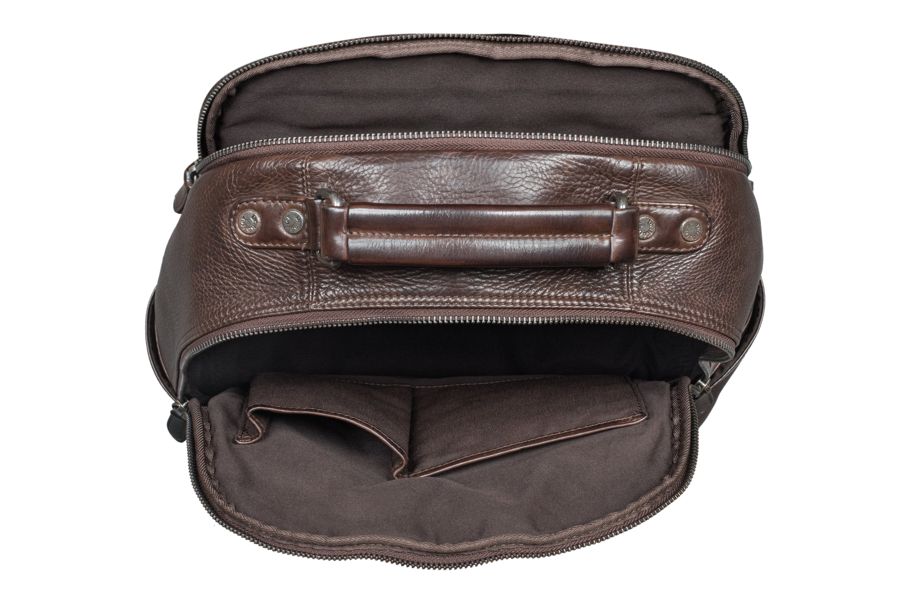 "Brooklyn" Large Leather Laptop Backpack