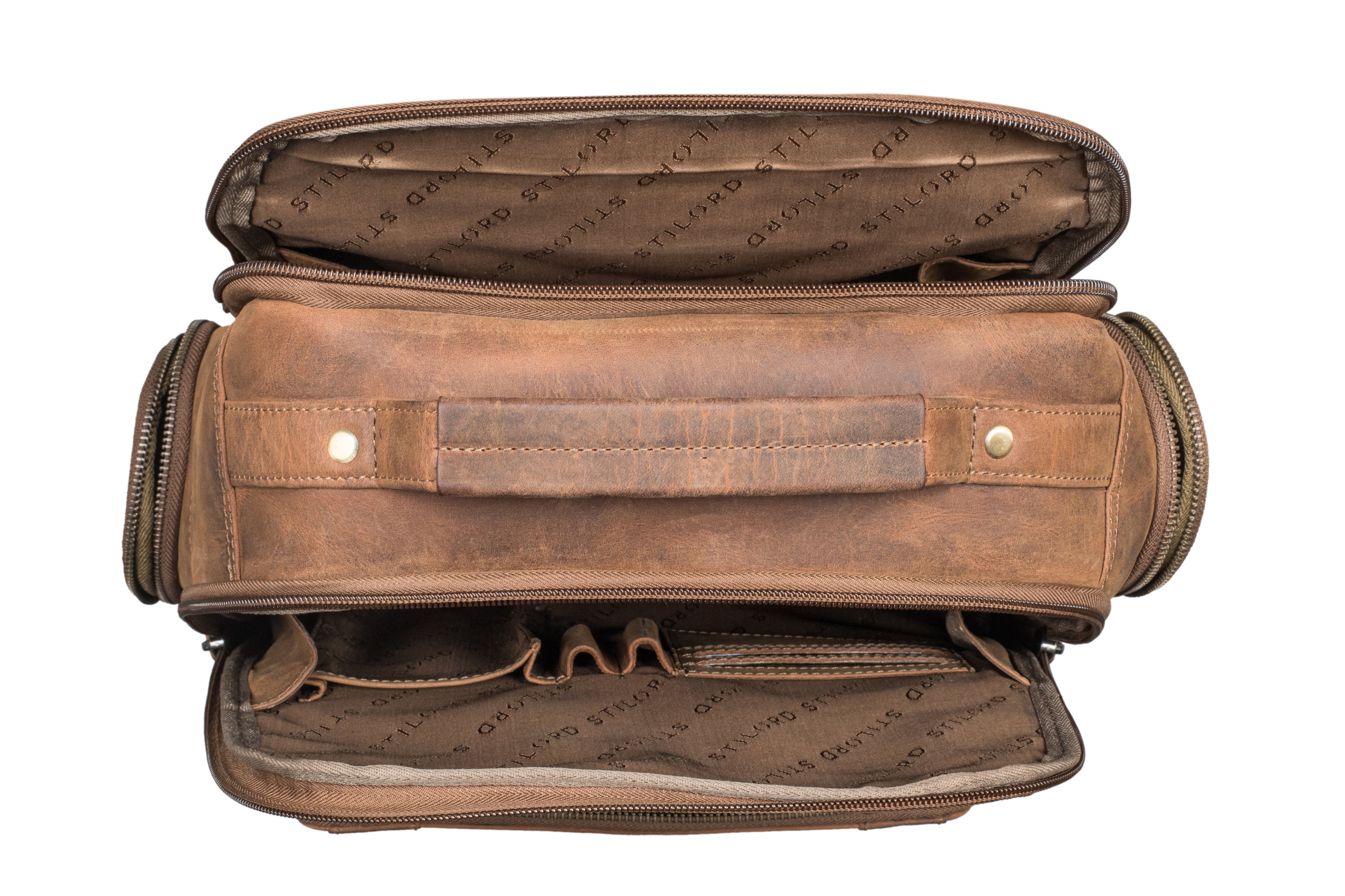 "Andy" Large Leather Laptop Backpack