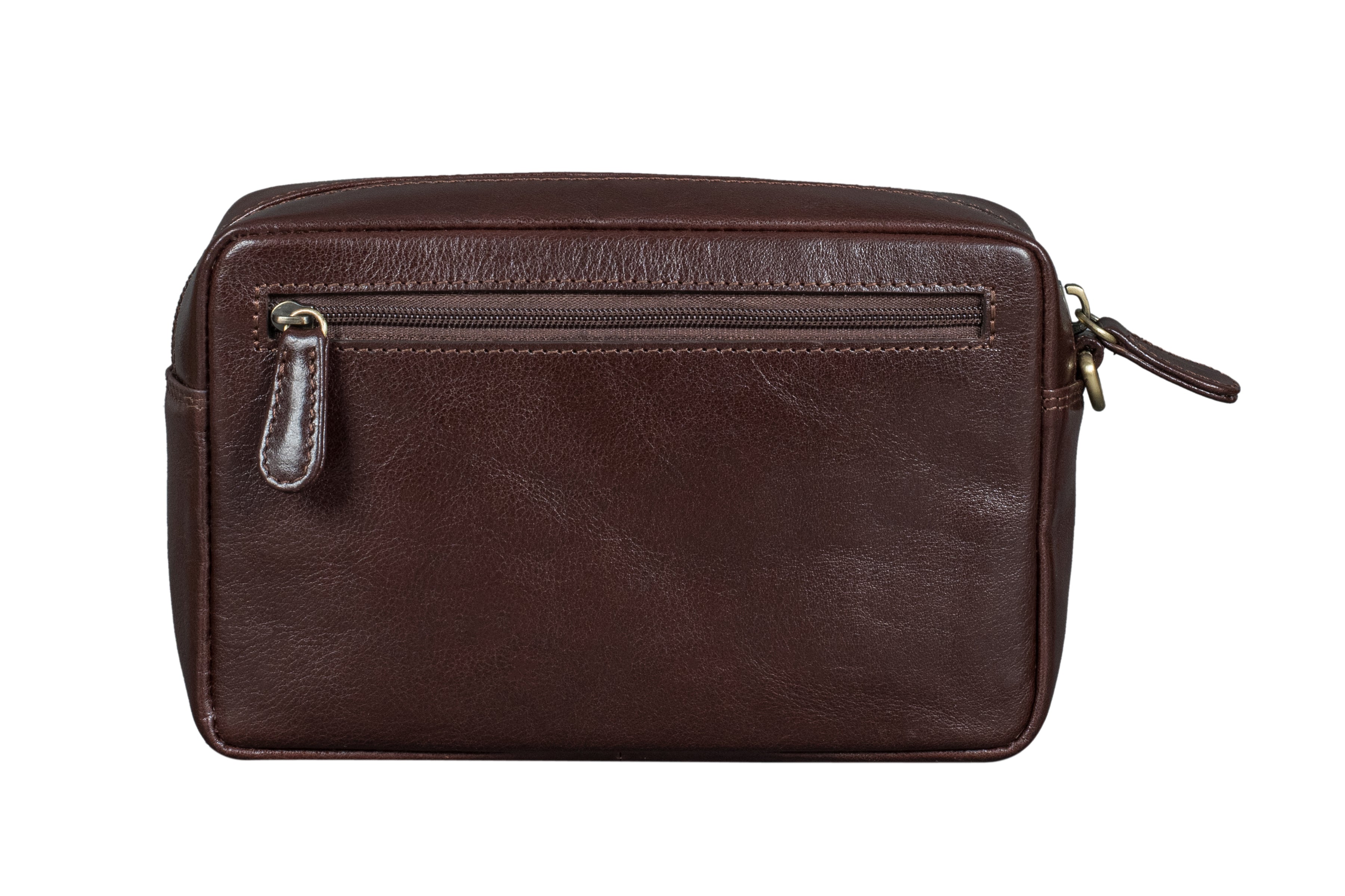 "Titan" Wrist bag for men - VT Leather Vegetable tanned Leather (155-SN)