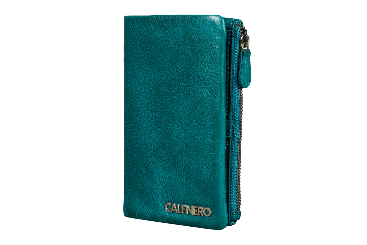 "Zyra"stylish and vibrant teal wallet