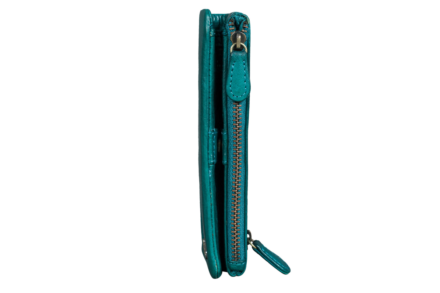 "Zyra"stylish and vibrant teal wallet