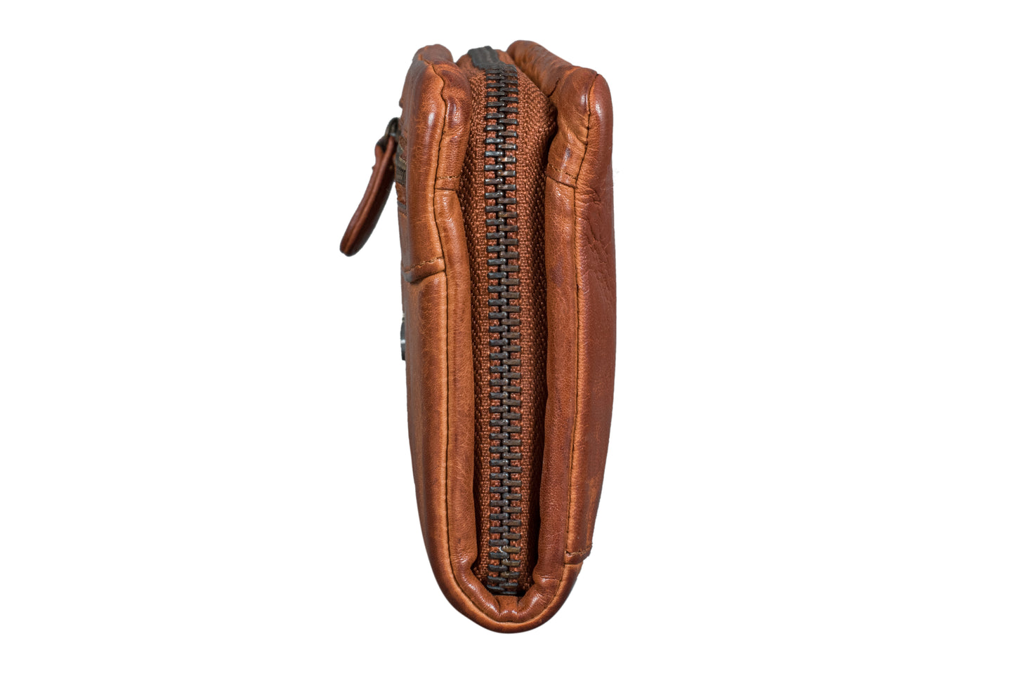 "Rustic" Leather Wallet for Women (WS 532-Brown)