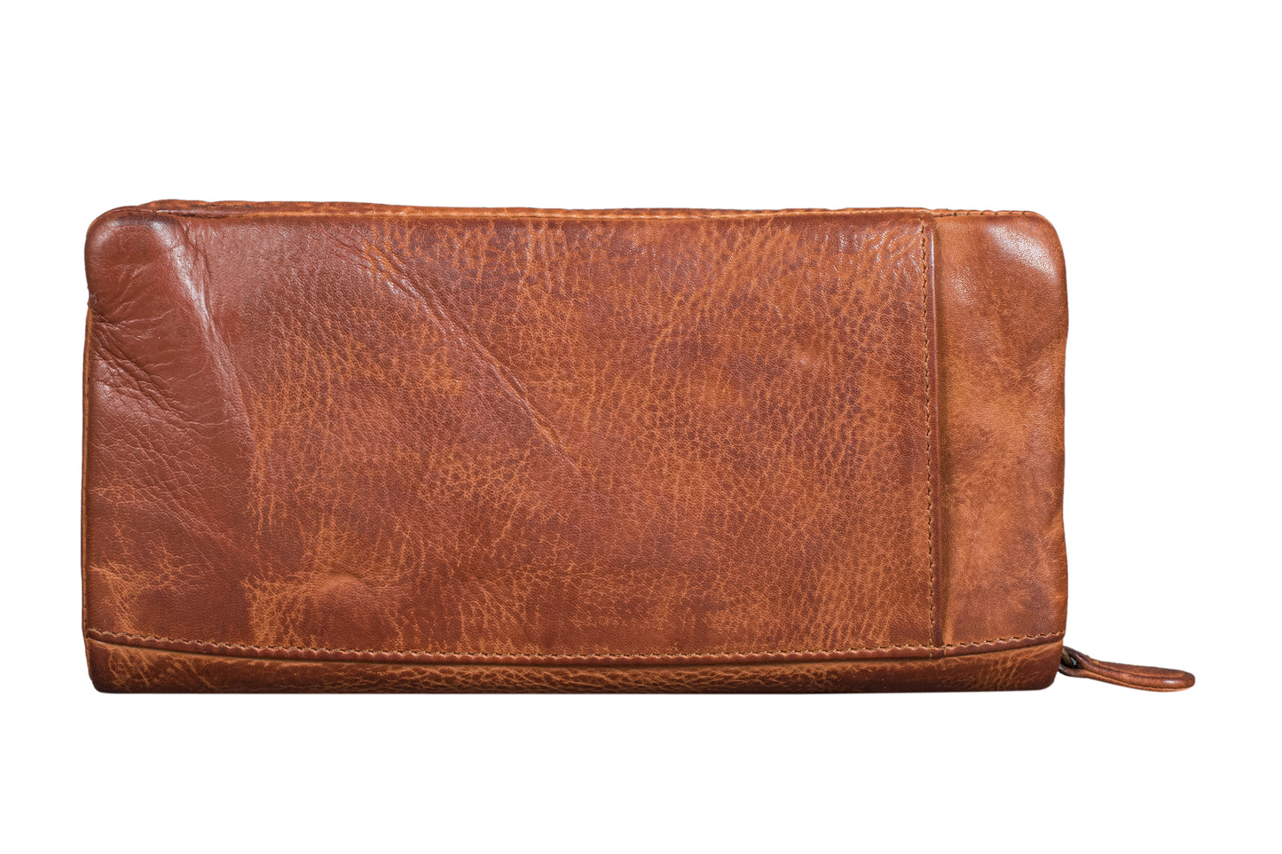 "Rustic" Leather Wallet for Women (WS 532-Brown)