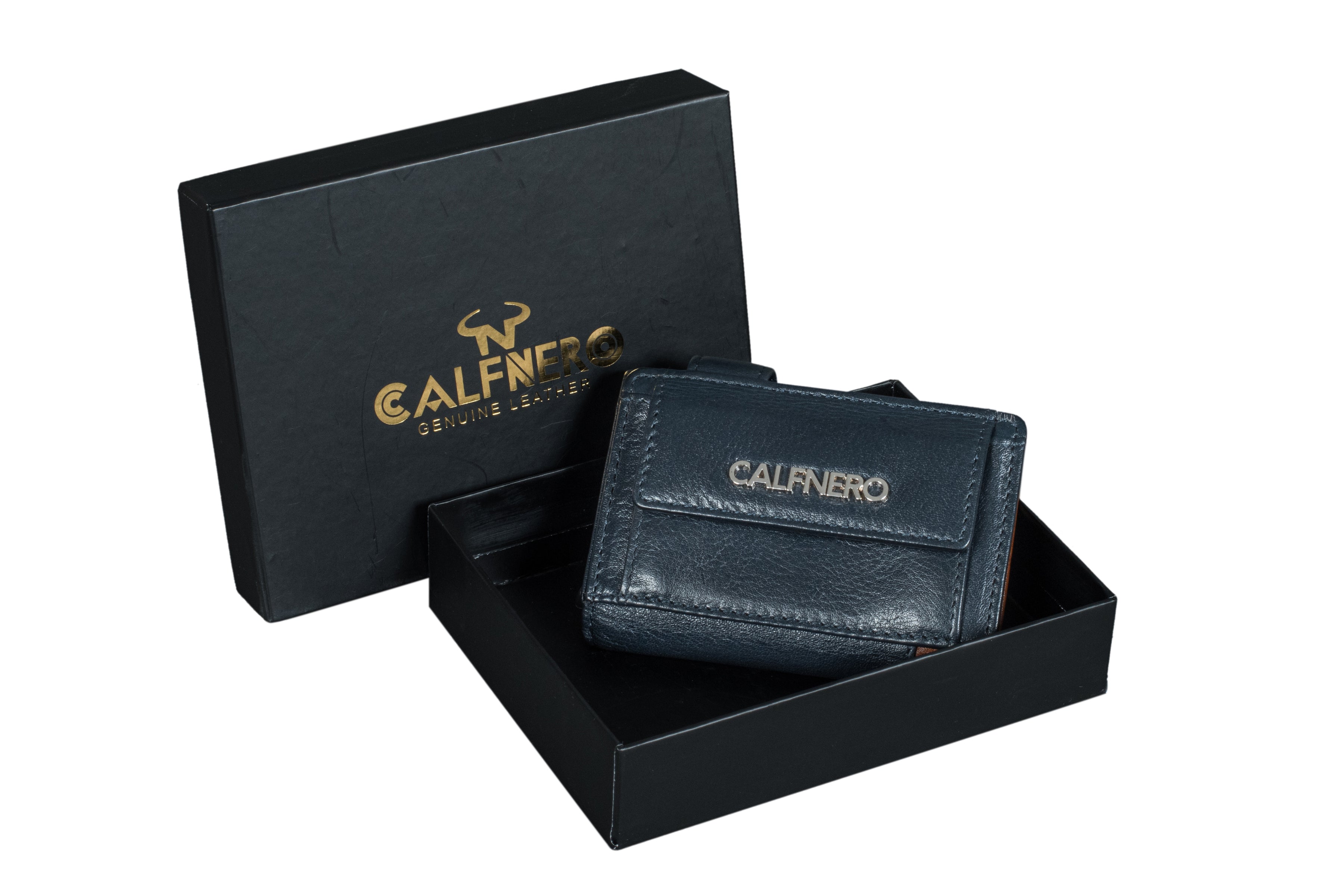 "Roux" sleek leather wallet for the modern, stylish man