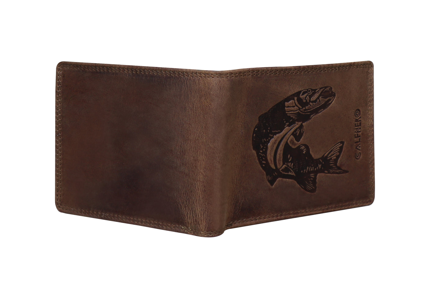Calfnero Genuine Leather Men's Wallet (CF-203-Hunter)