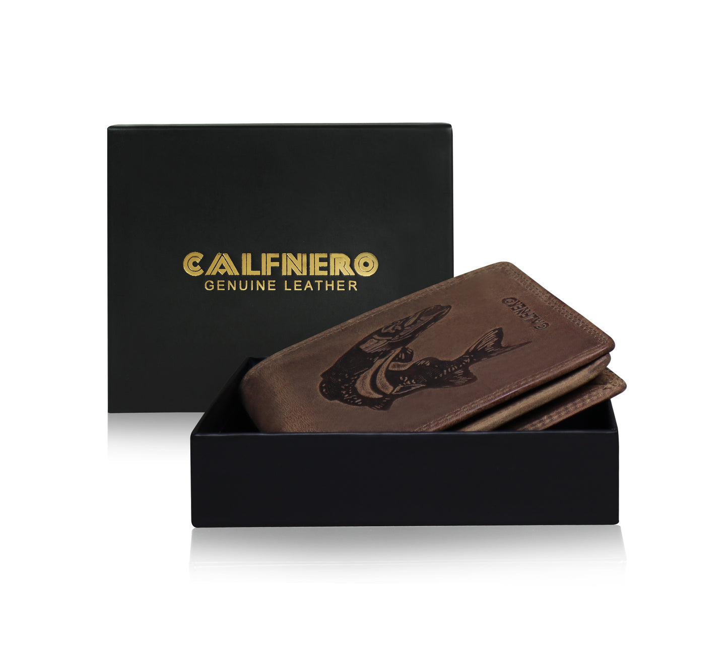 Calfnero Genuine Leather Men's Wallet (CF-203-Hunter)