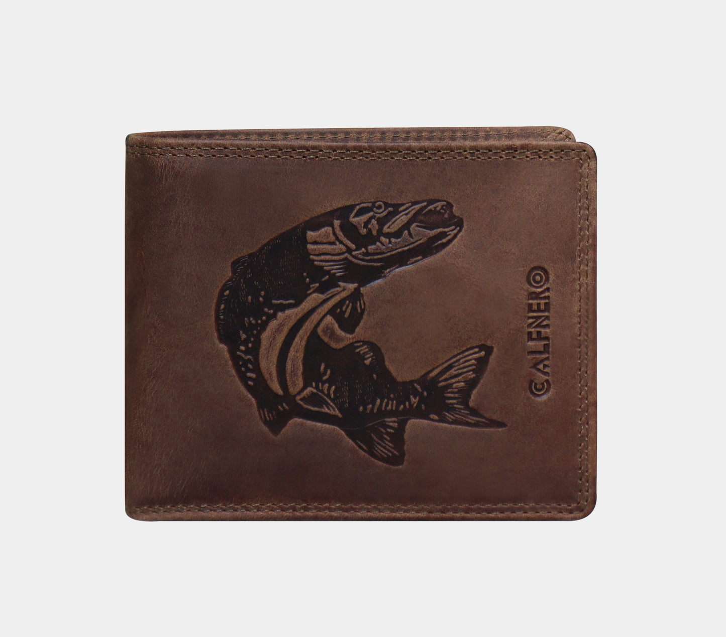 Calfnero Genuine Leather Men's Wallet (CF-203-Hunter)