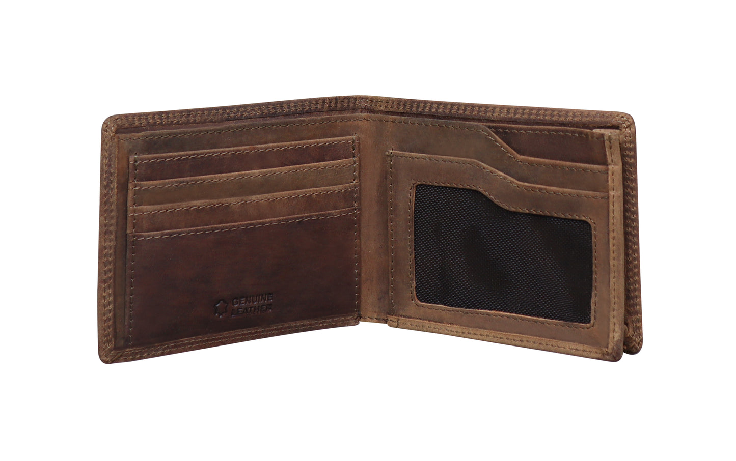 Calfnero Genuine Leather Men's Wallet (CF-203-Hunter)