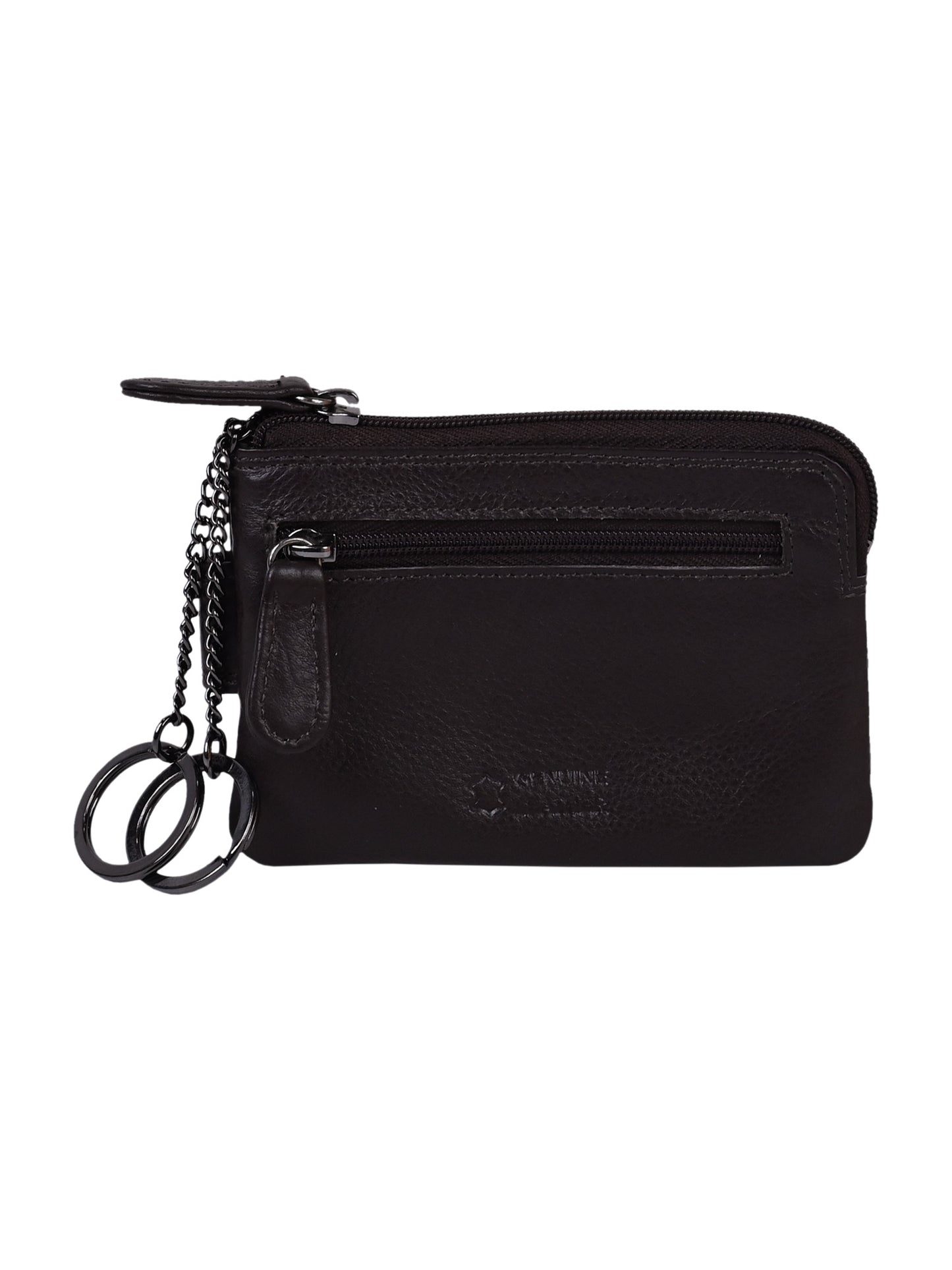 "Zylo" Wash Lather Card Case Wallet for Men and Women (D-26-Black)