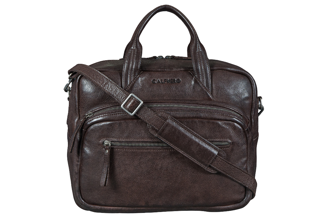 "Novus" Briefcase/ Laptop Bag Black