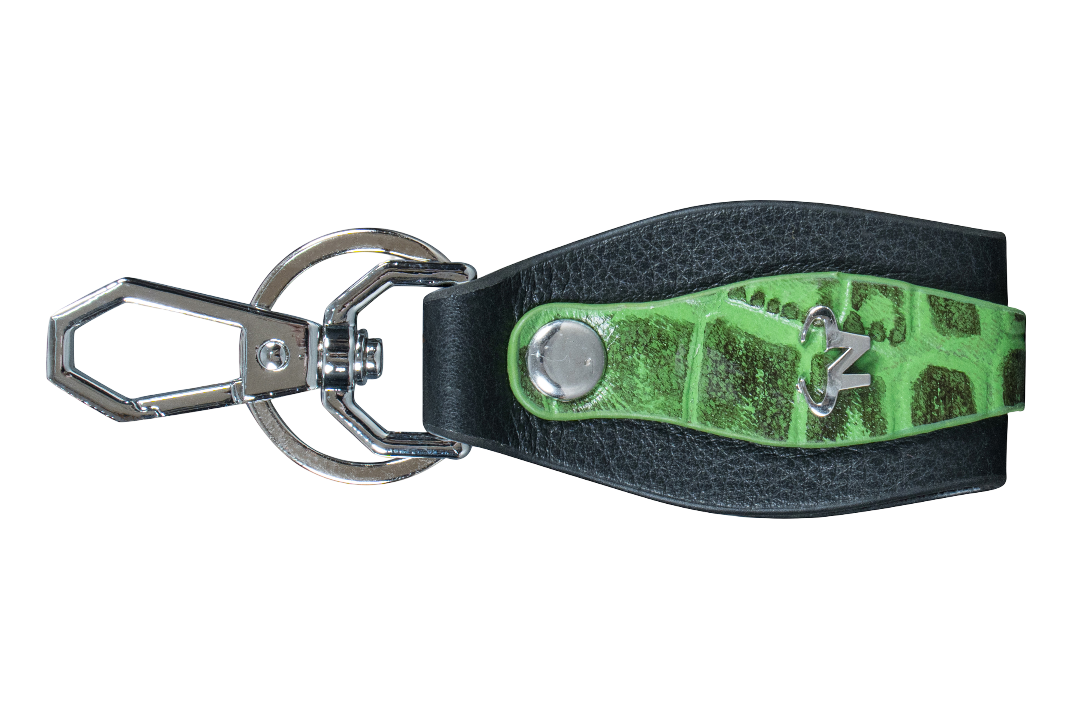 "Caleb" Key Ring Green