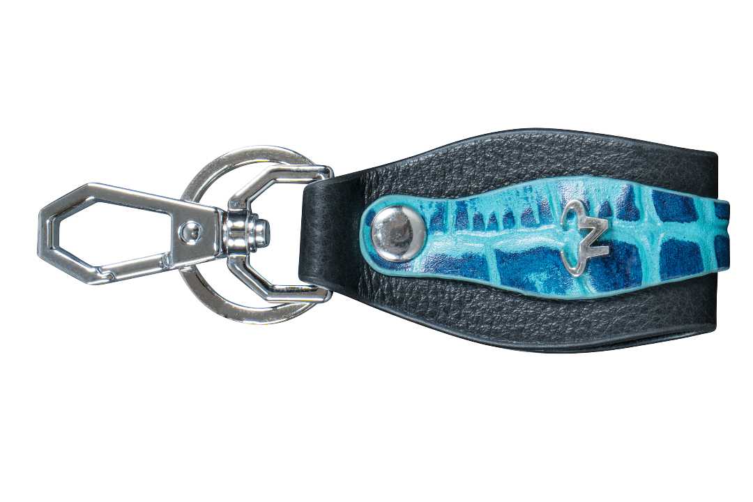 "Caleb" Key Ring Blue