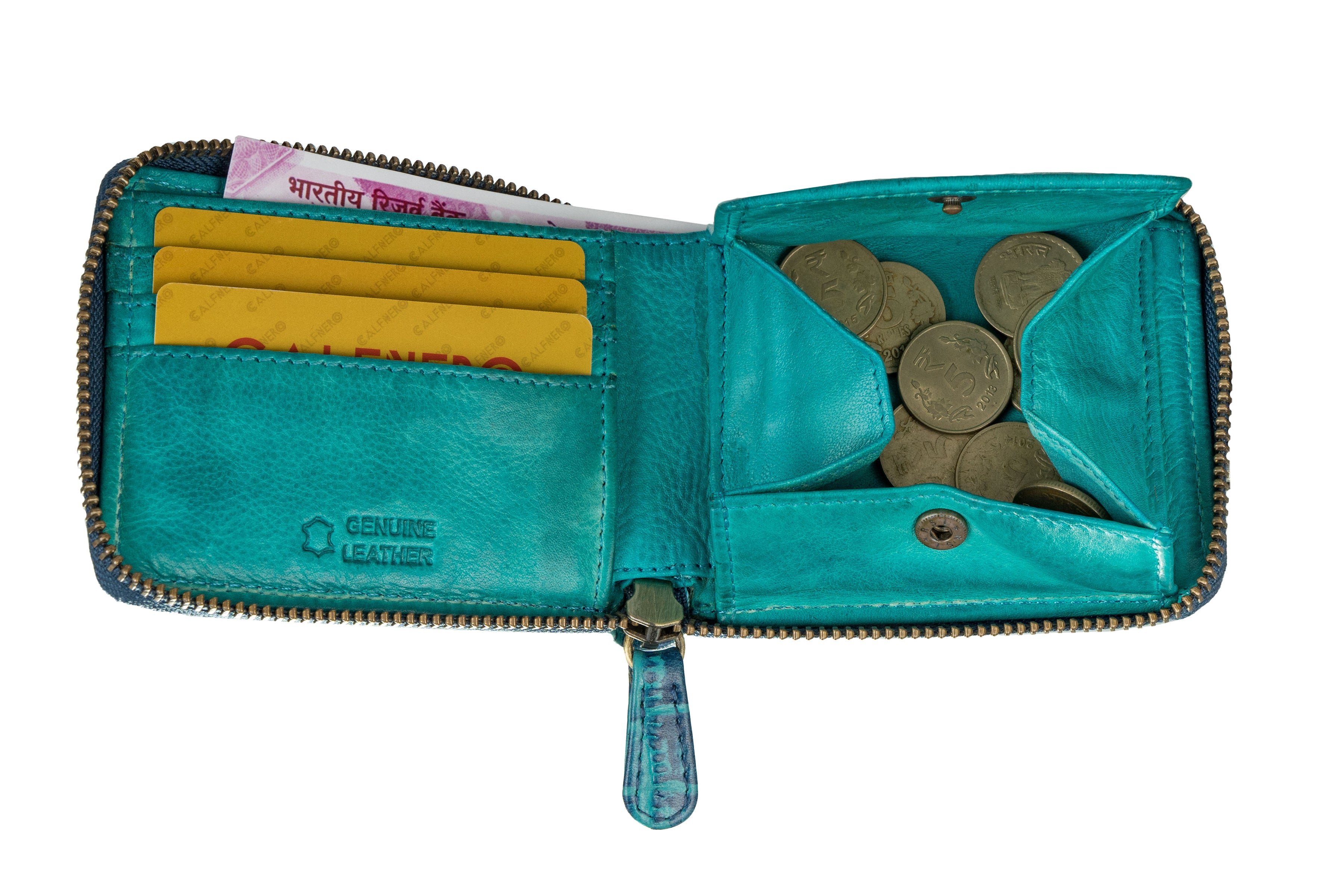 Aqua Croco Women's Wallet