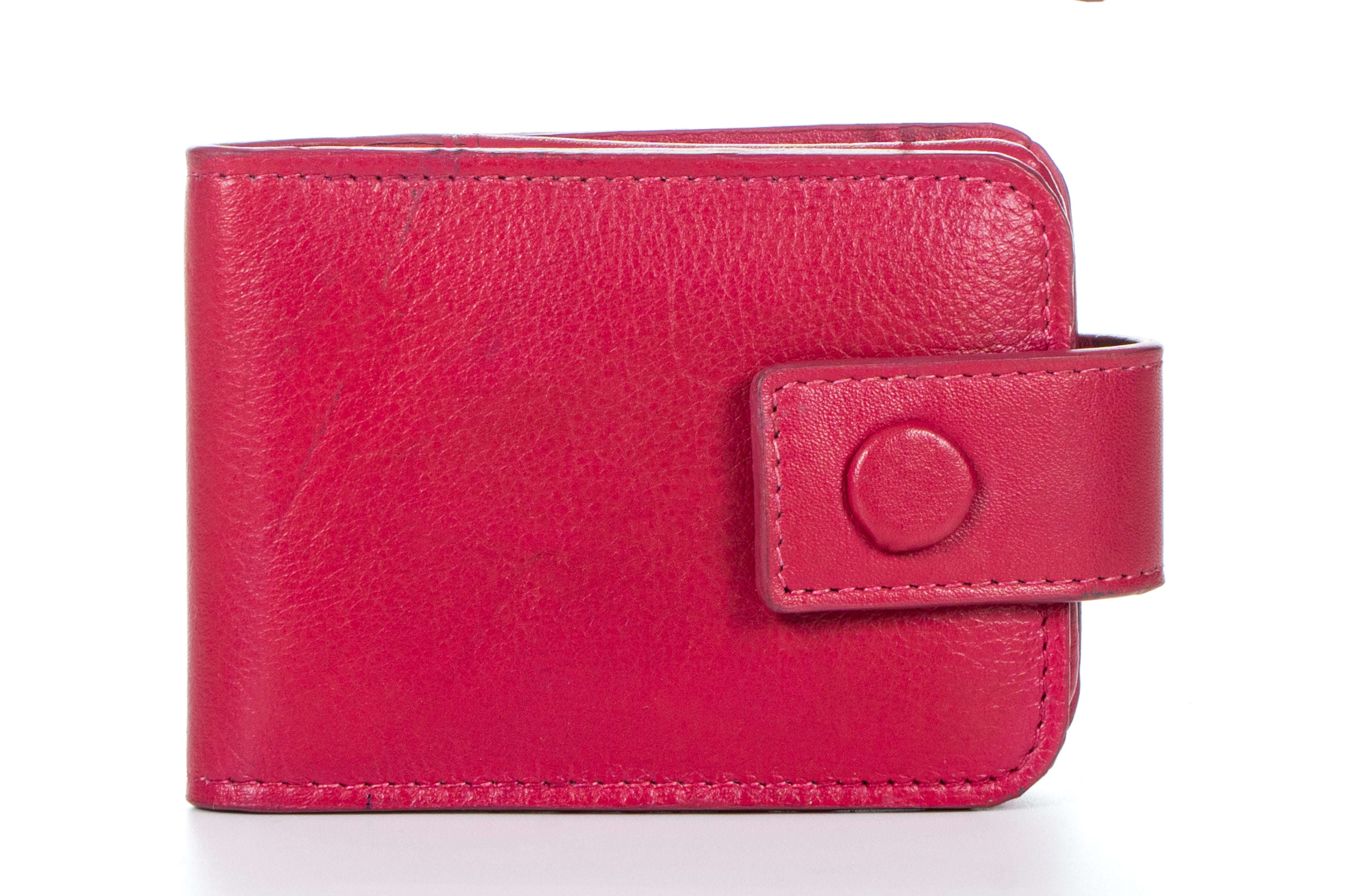 "Clara" Compact Leather Grooming Pouch