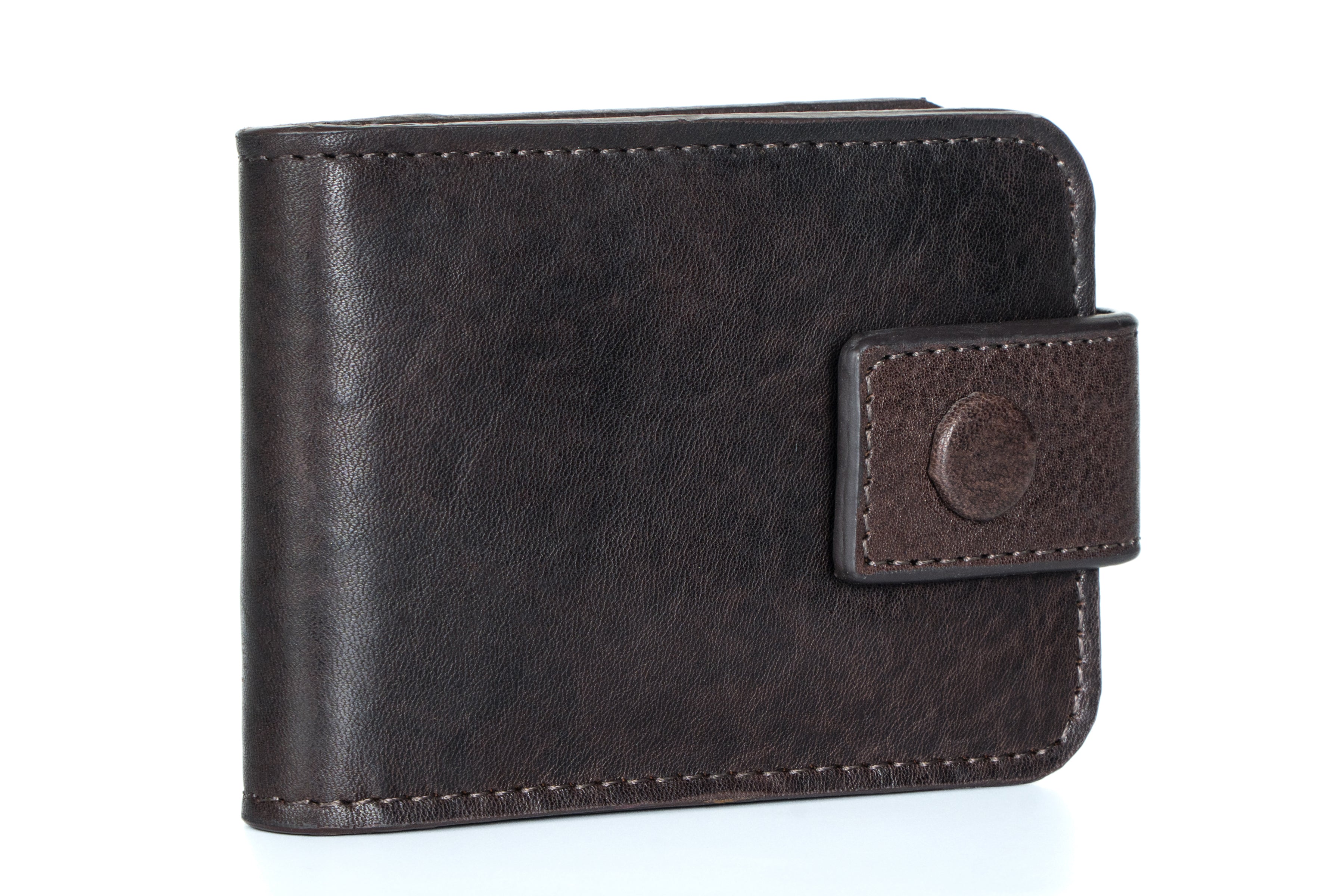 "Clara" Compact Leather Grooming Pouch