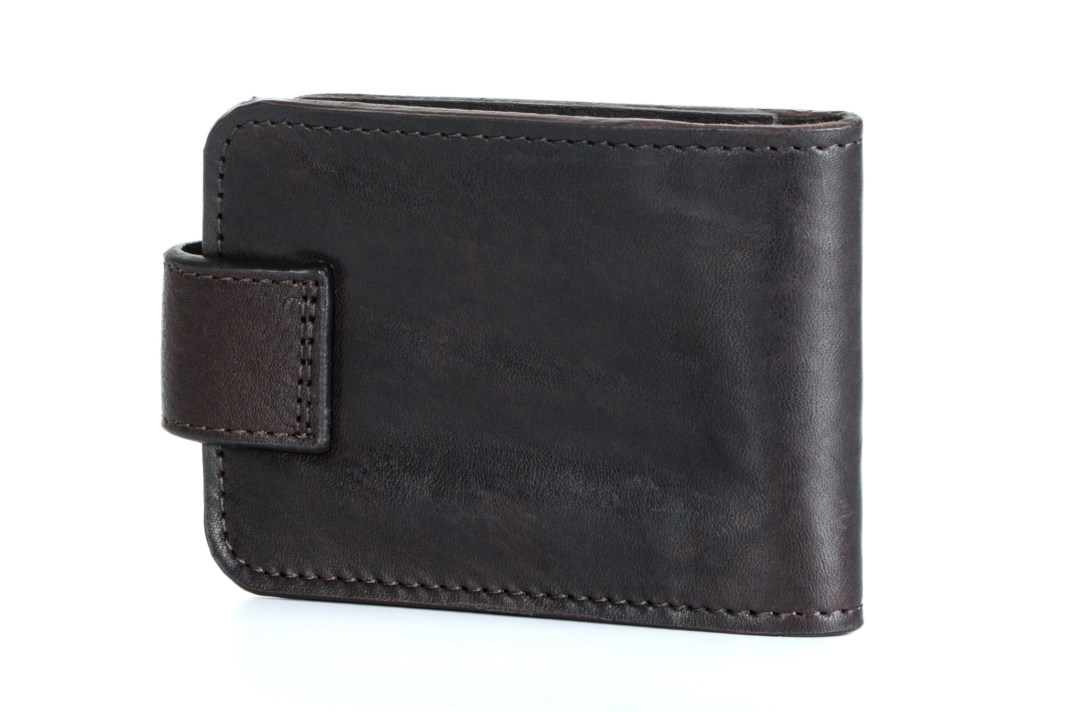 "Clara" Compact Leather Grooming Pouch