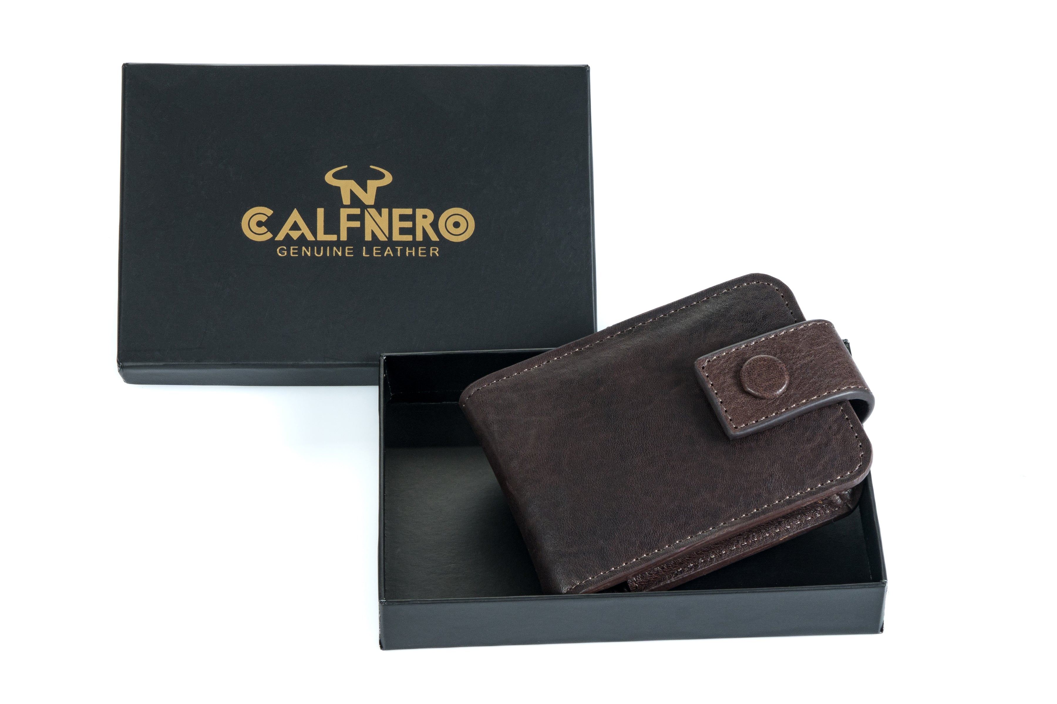 "Clara" Compact Leather Grooming Pouch