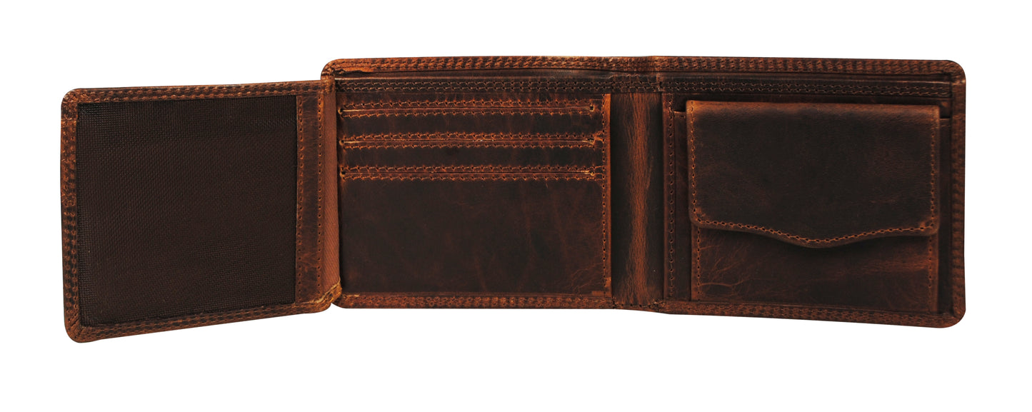 Calfnero Genuine Leather Men's Wallet (8312-Kara)