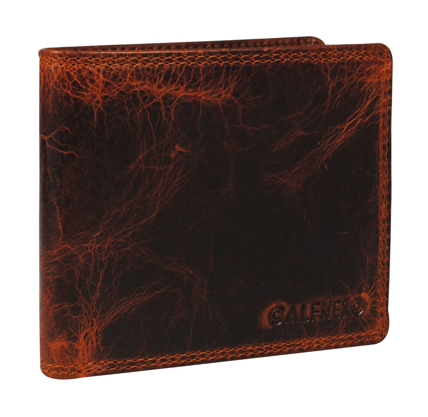Calfnero Genuine Leather Men's Wallet (8312-Kara)