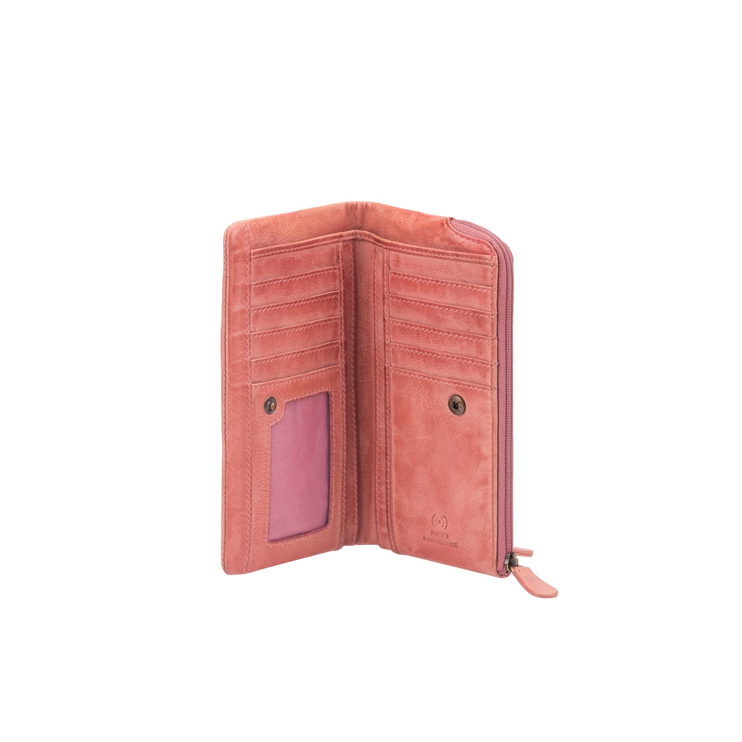 "Blossom" ladies purse - Dip Washed Leather