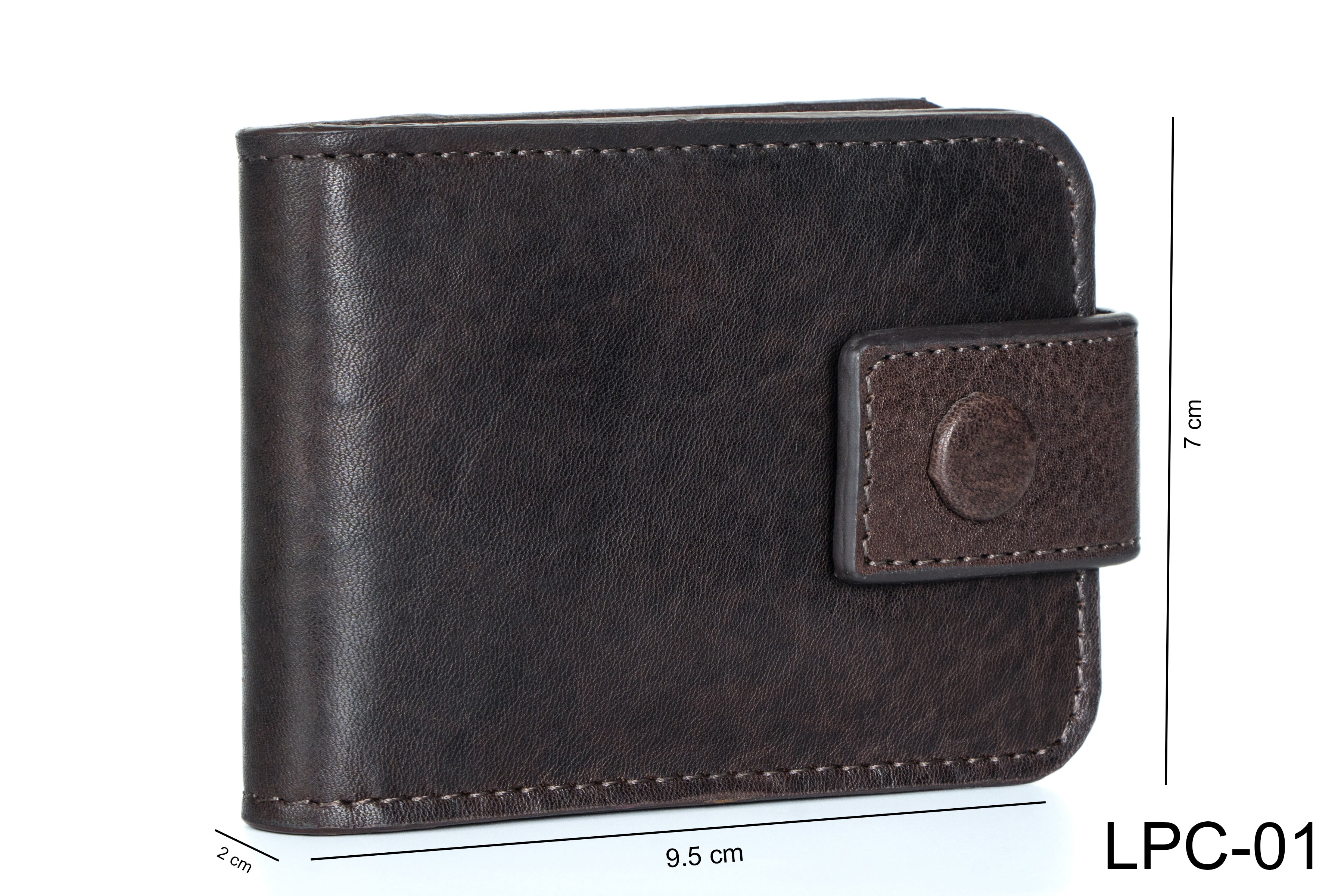 "Clara" Compact Leather Grooming Pouch