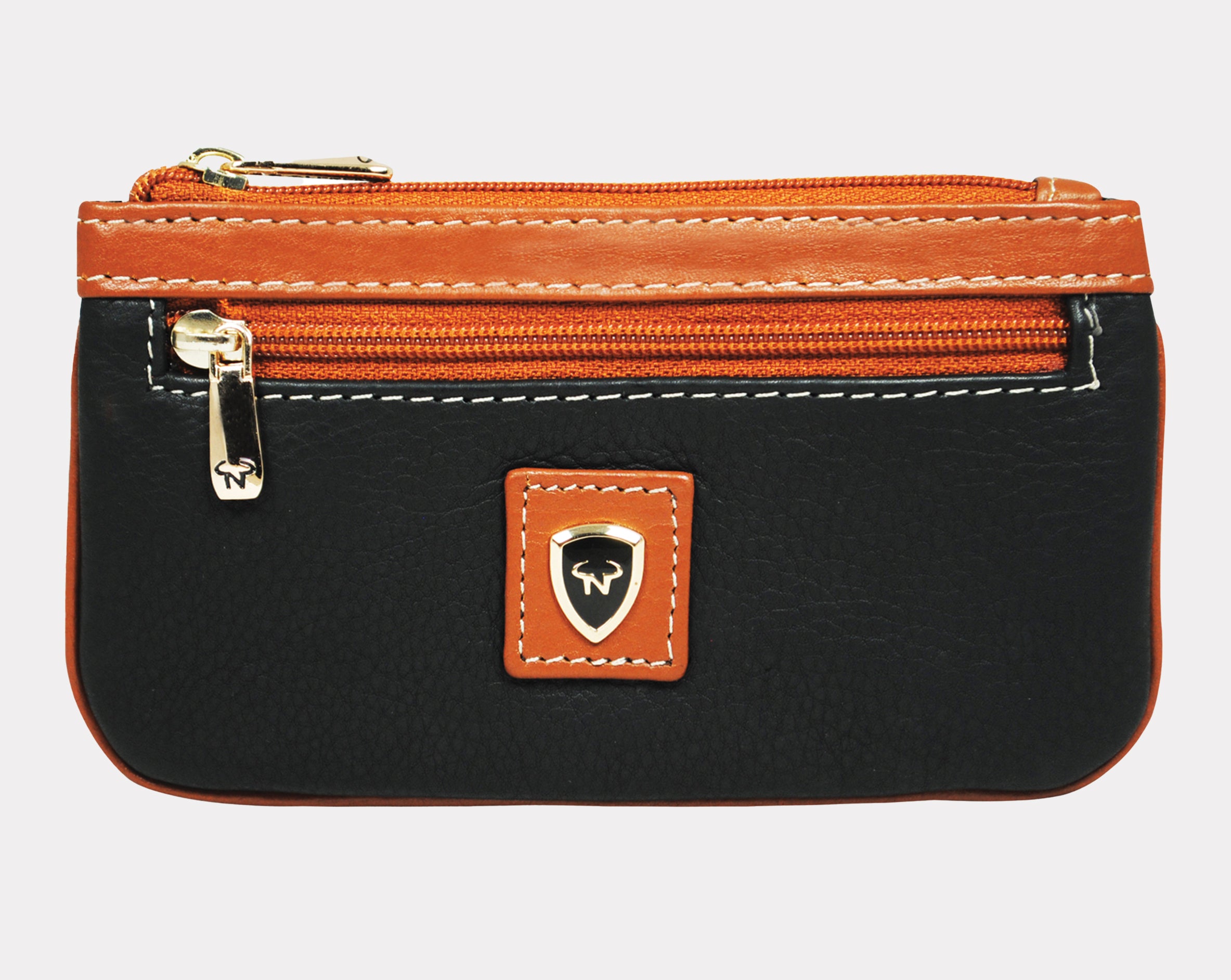 "Amber" Coin Wallet Black