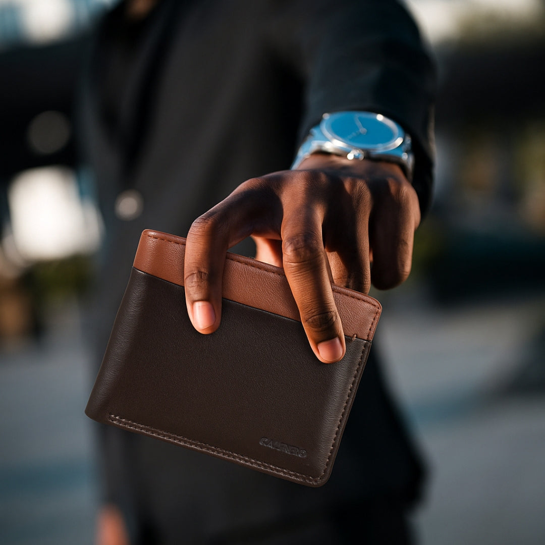 "Adrien" Signature Nappa Leather Men's Wallet Men's Wallet