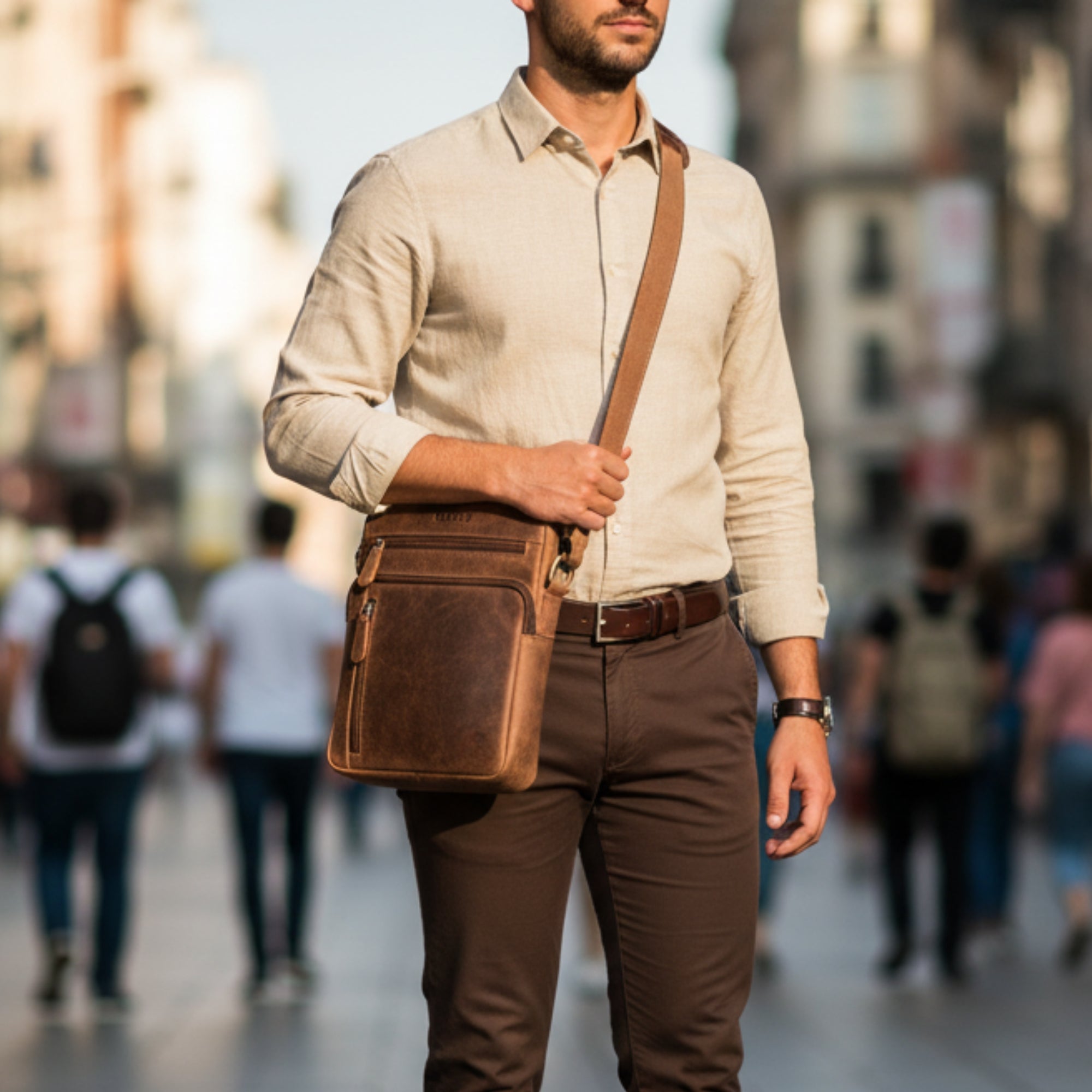 "Jules" Men's Cross Body Bag