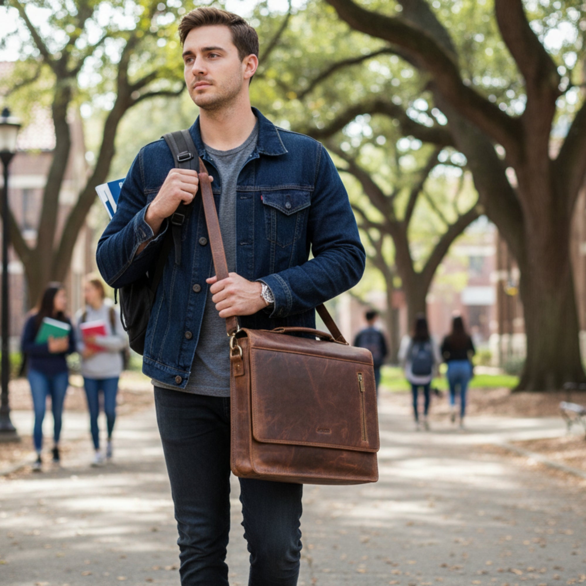 "Sebastian" Laptop Bag Men's Messenger Bag