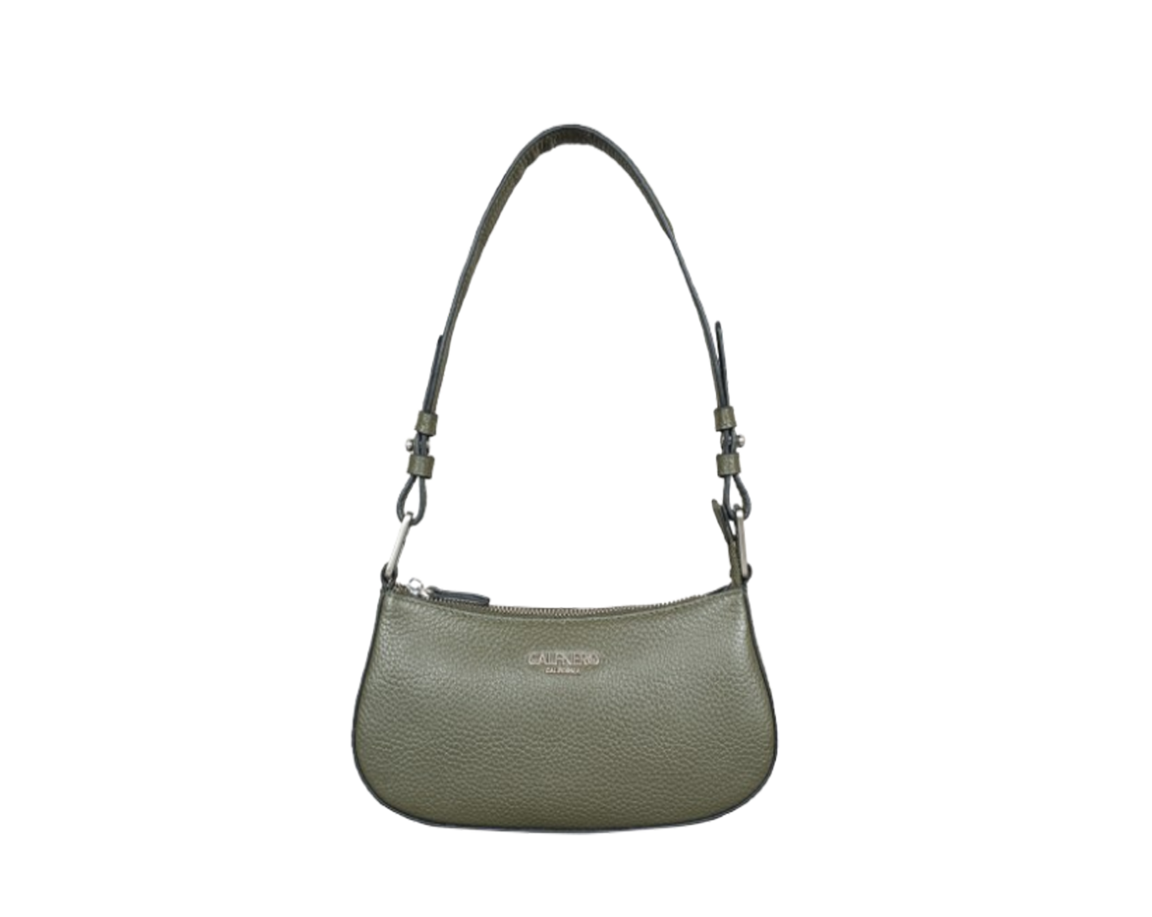 "Cerise" Shoulder Bag for Women Dark Green.